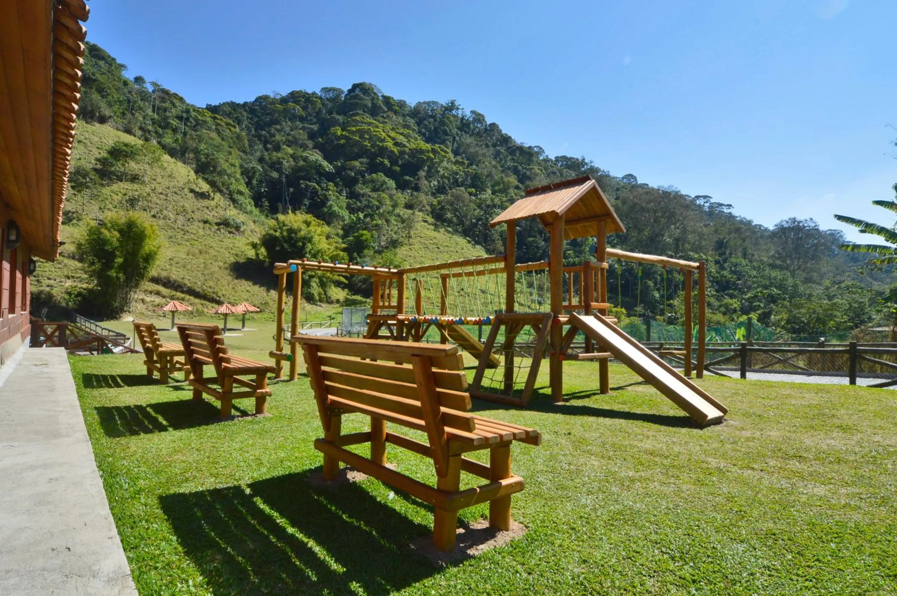 Children play ground in Fazenda Suica Le Canton