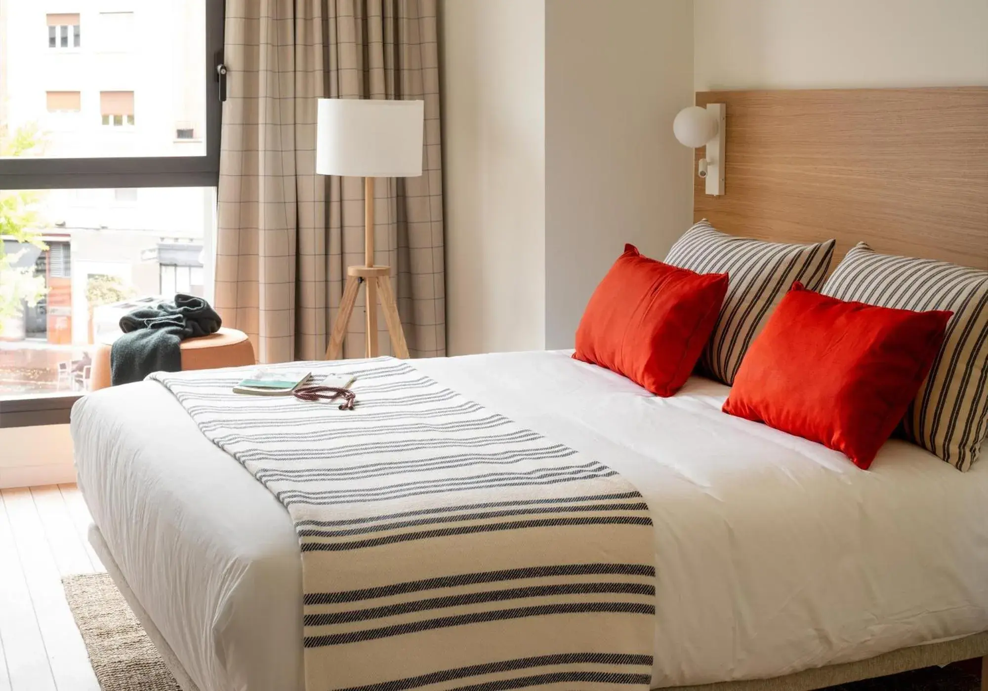 Bed in Apartahotel Líbere Vitoria Bed in Apartahotel Líbere Vitoria