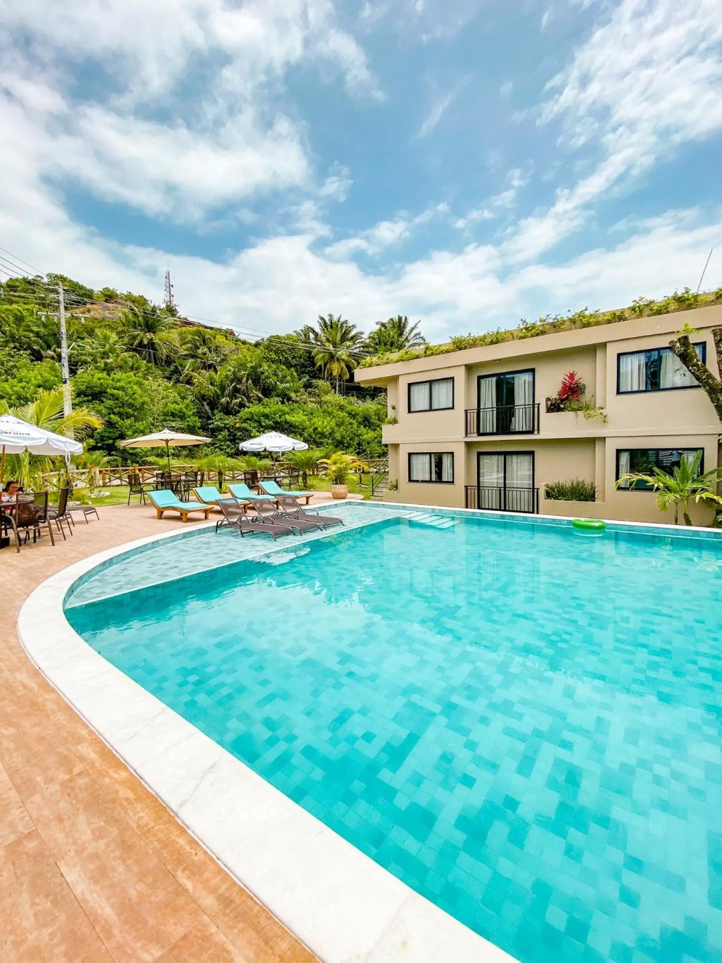 Swimming pool in Pousada Patuá do Morro