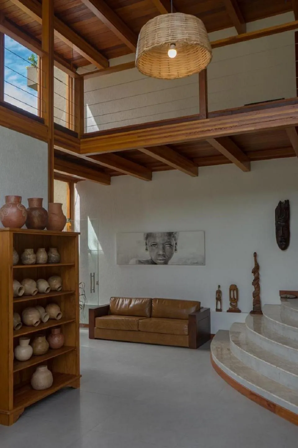Living room in Pousada Patuá do Morro