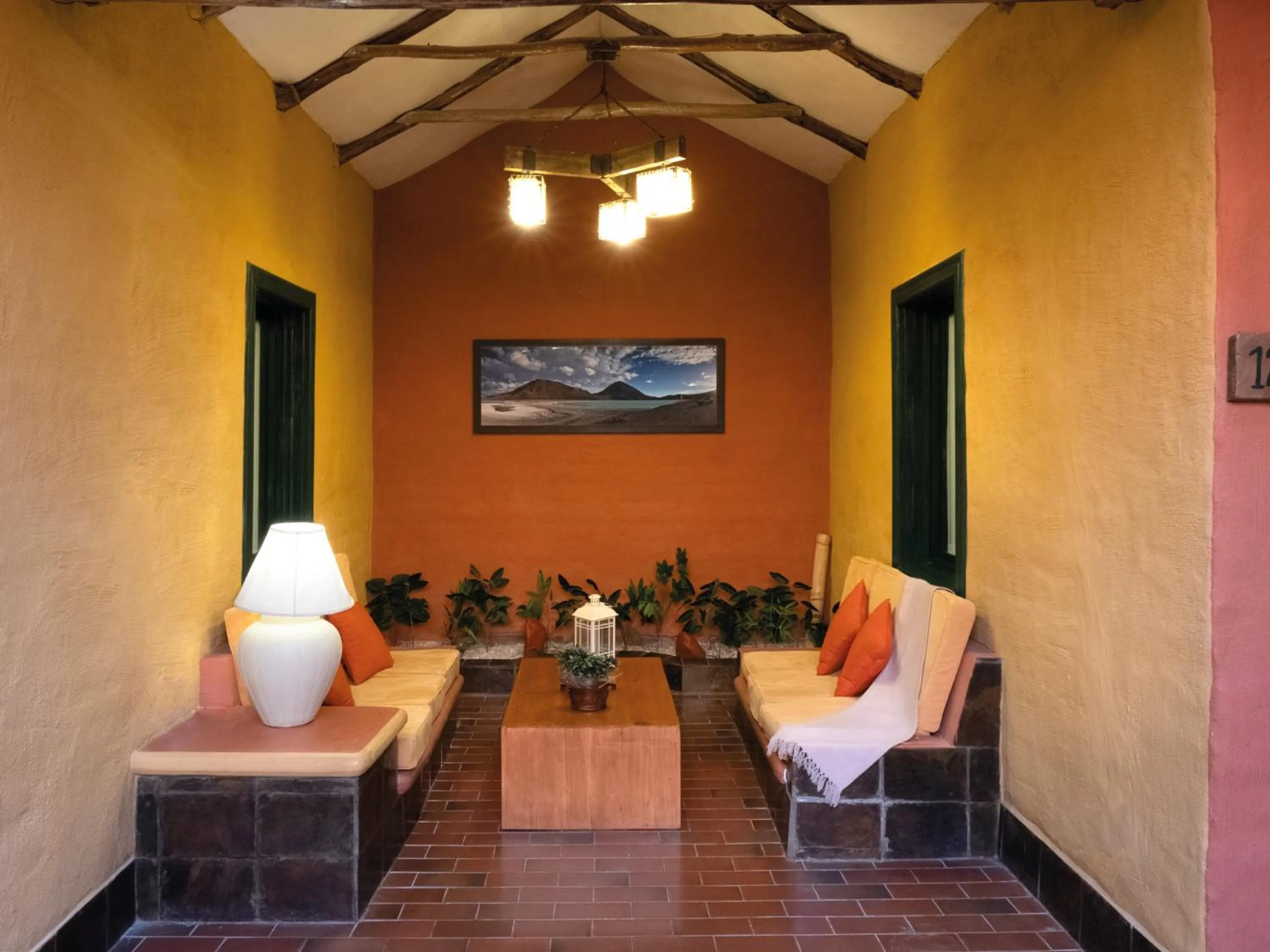 Living room in Hotel Jardines de Uyuni