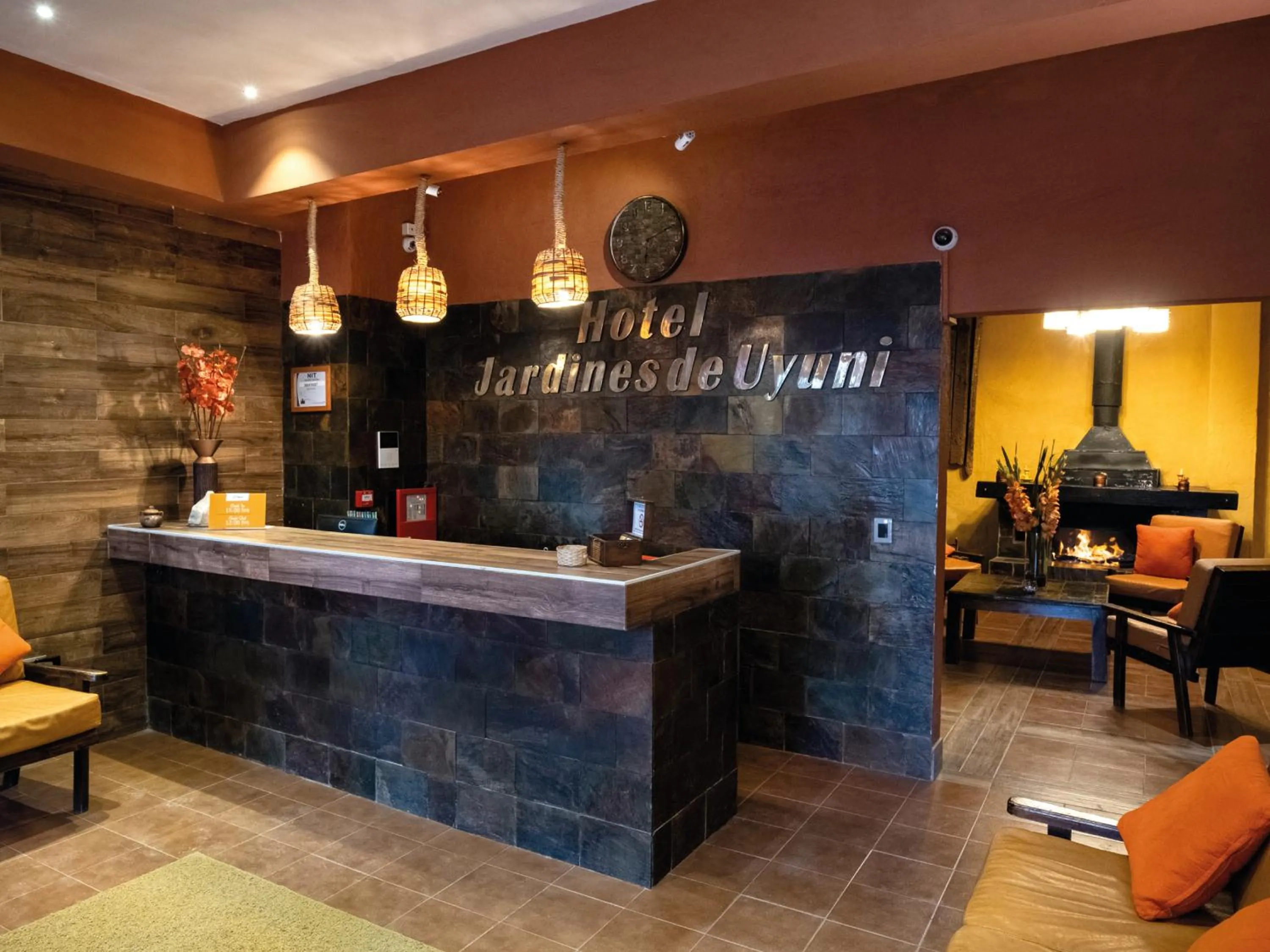 Lobby or reception in Hotel Jardines de Uyuni