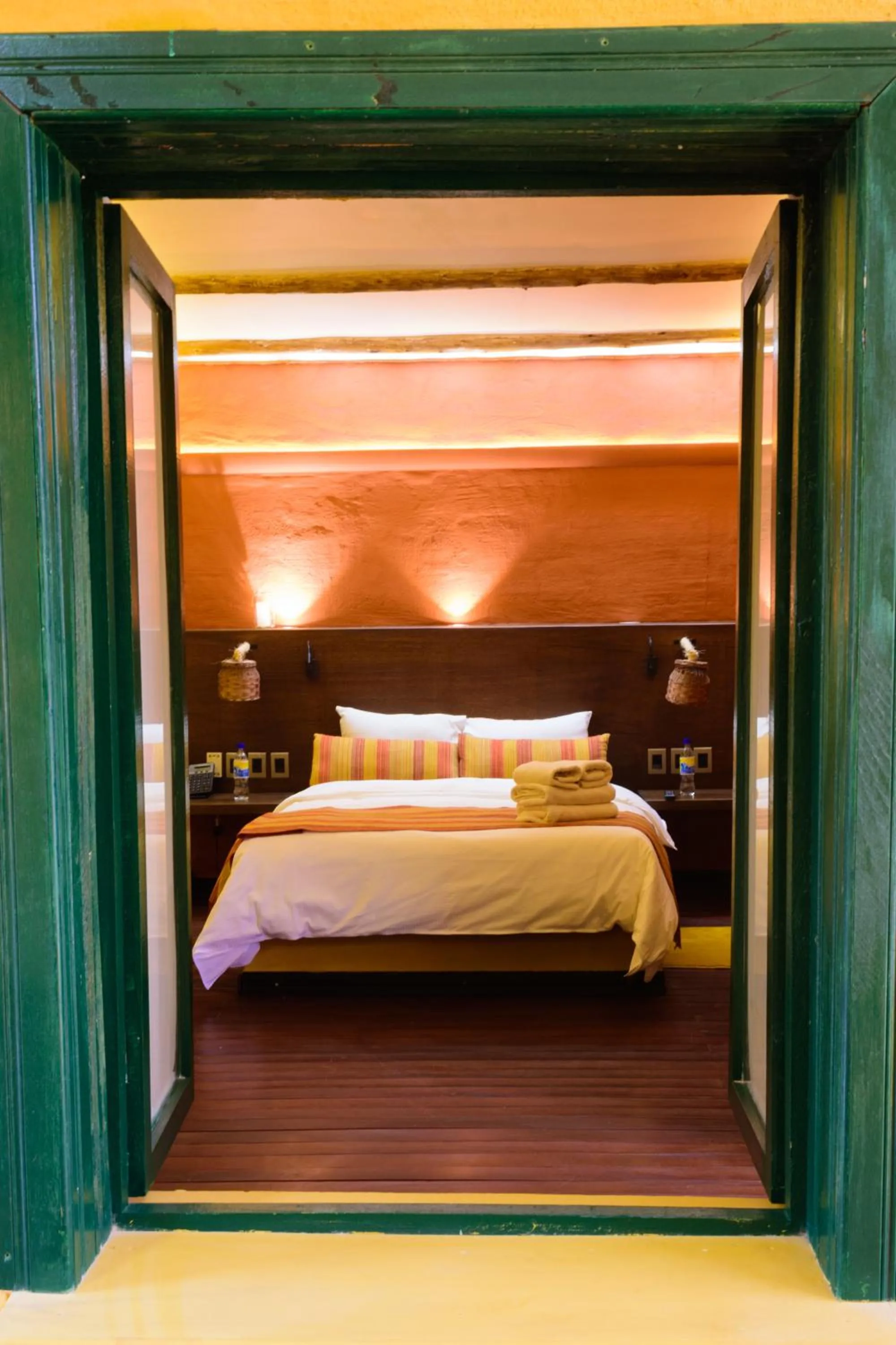 Photo of the whole room, Bed in Hotel Jardines de Uyuni