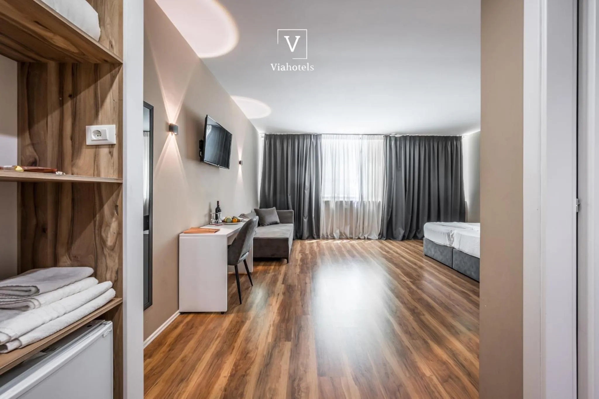 Bed in VH Eurostar Tirana Hotel Congress & Tirana Spa