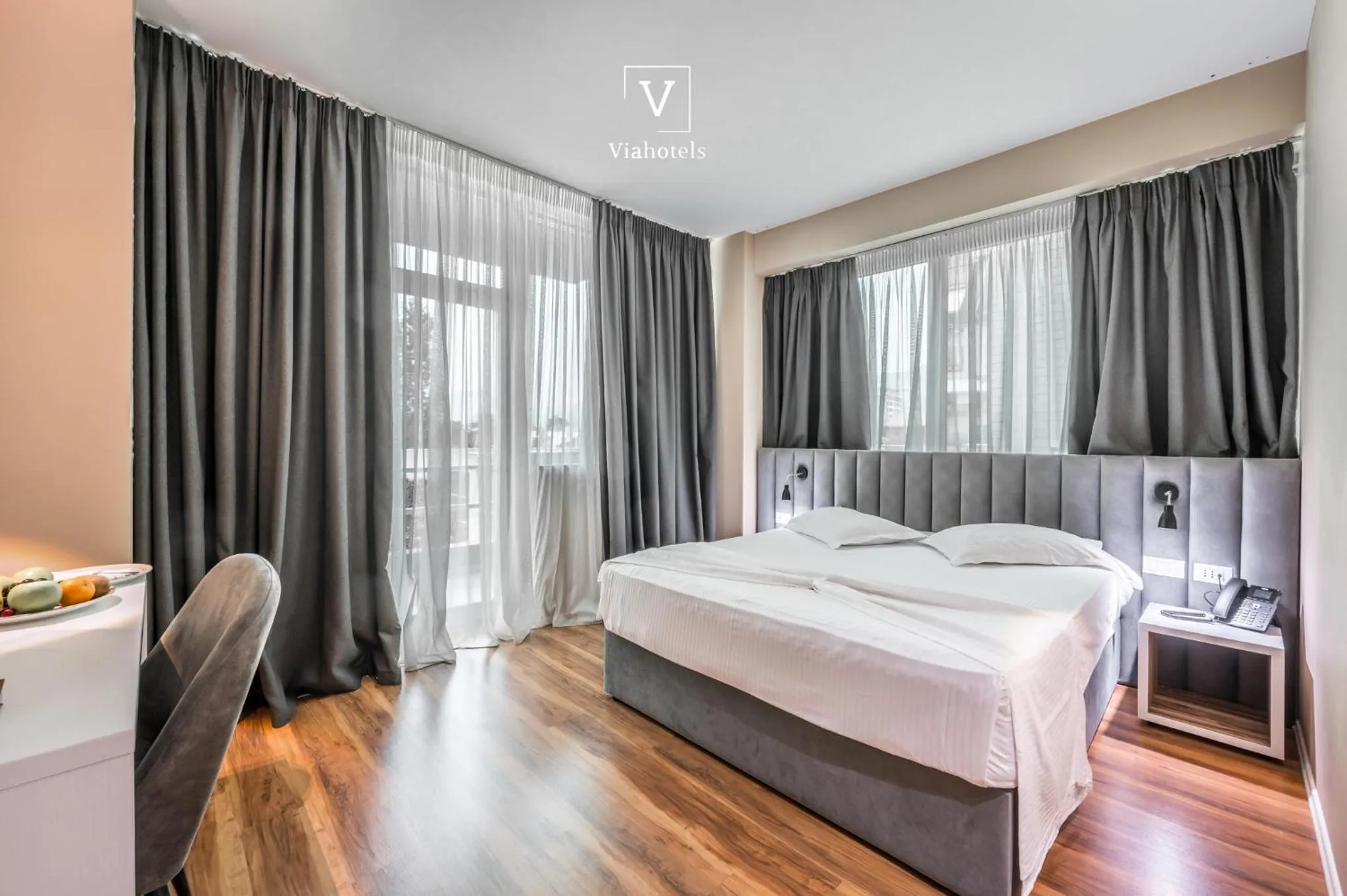 Bed in VH Eurostar Tirana Hotel Congress & Tirana Spa