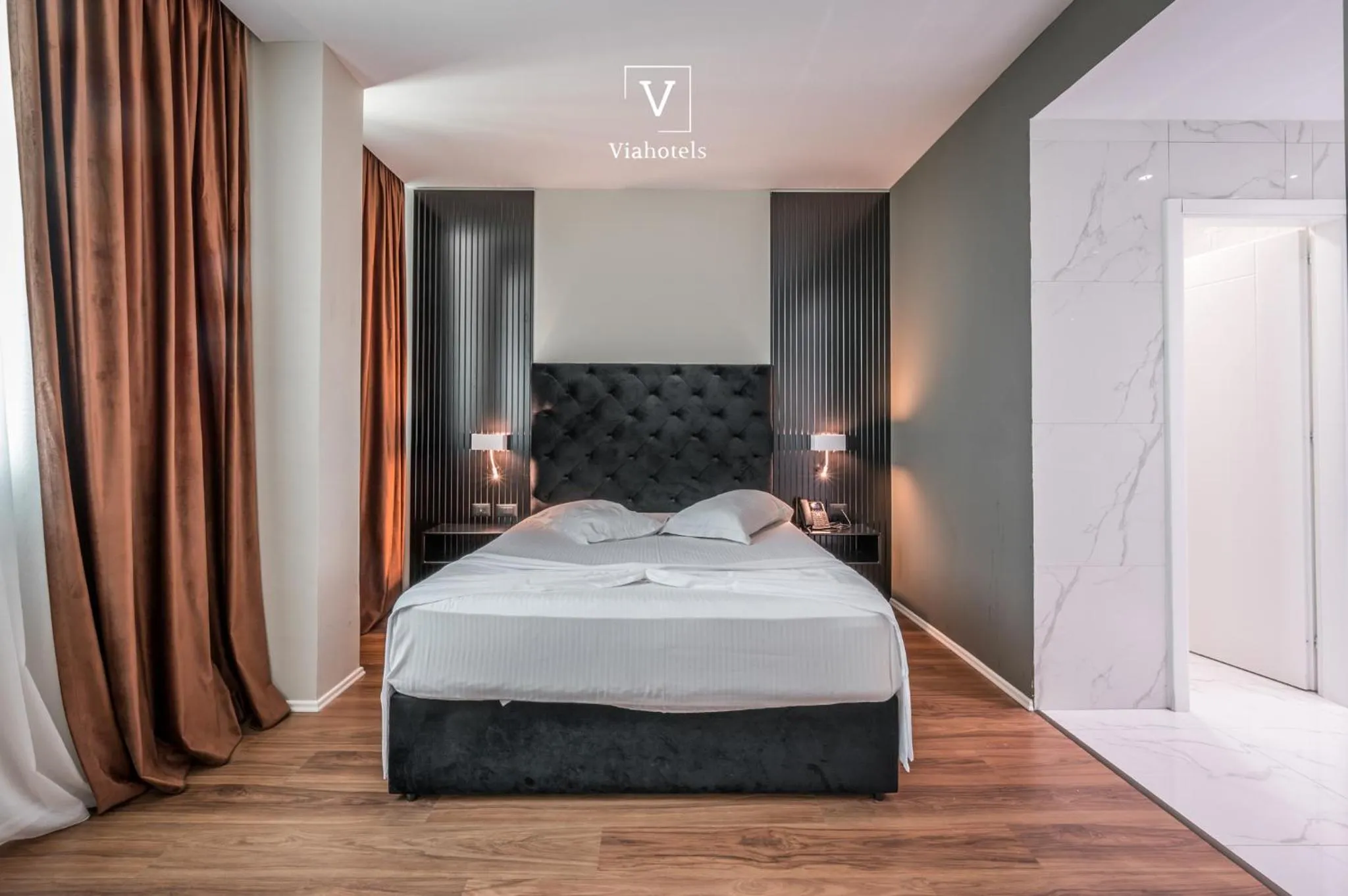 Bed in VH Eurostar Tirana Hotel Congress & Tirana Spa