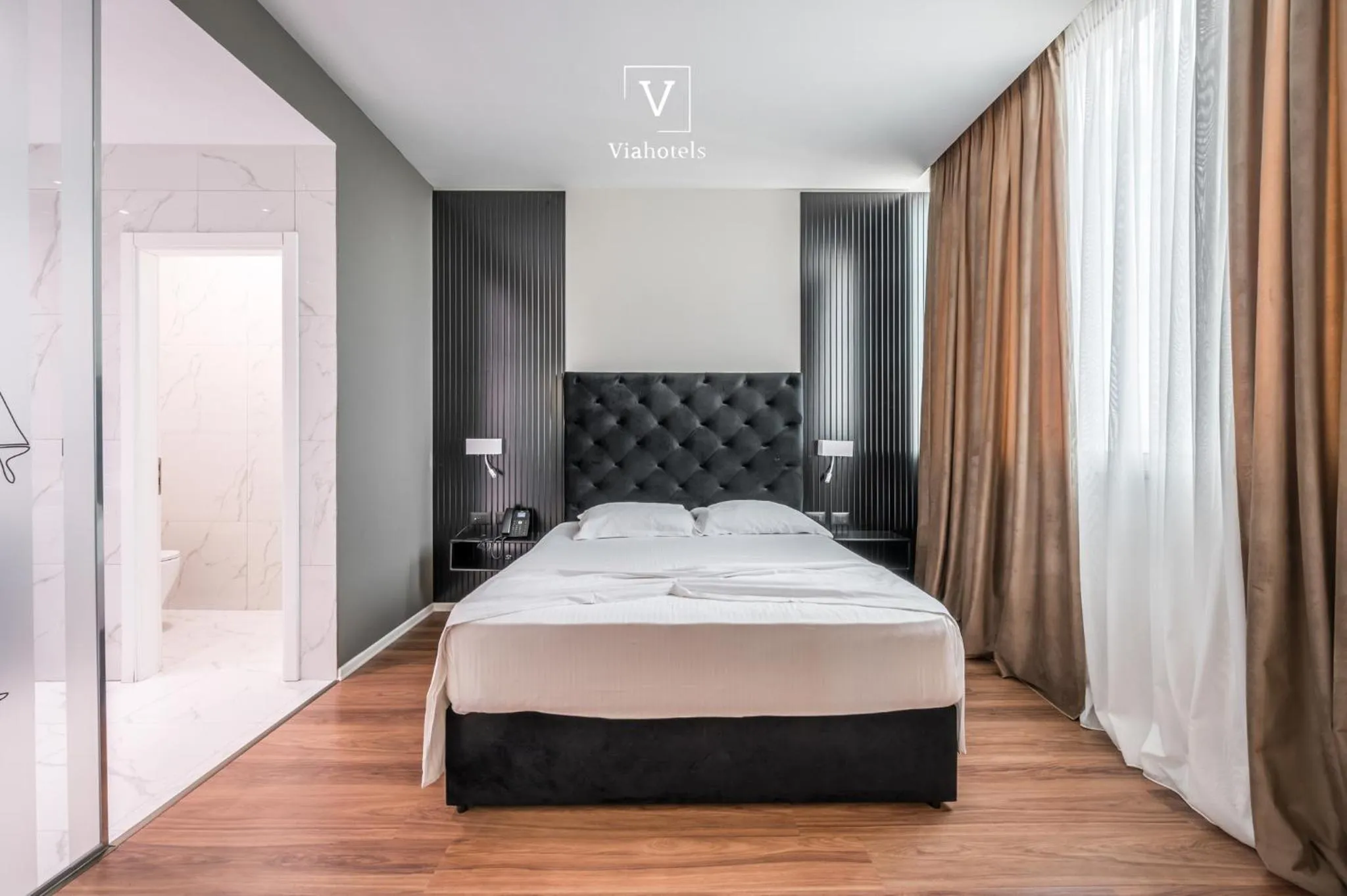 Bed in VH Eurostar Tirana Hotel Congress & Tirana Spa