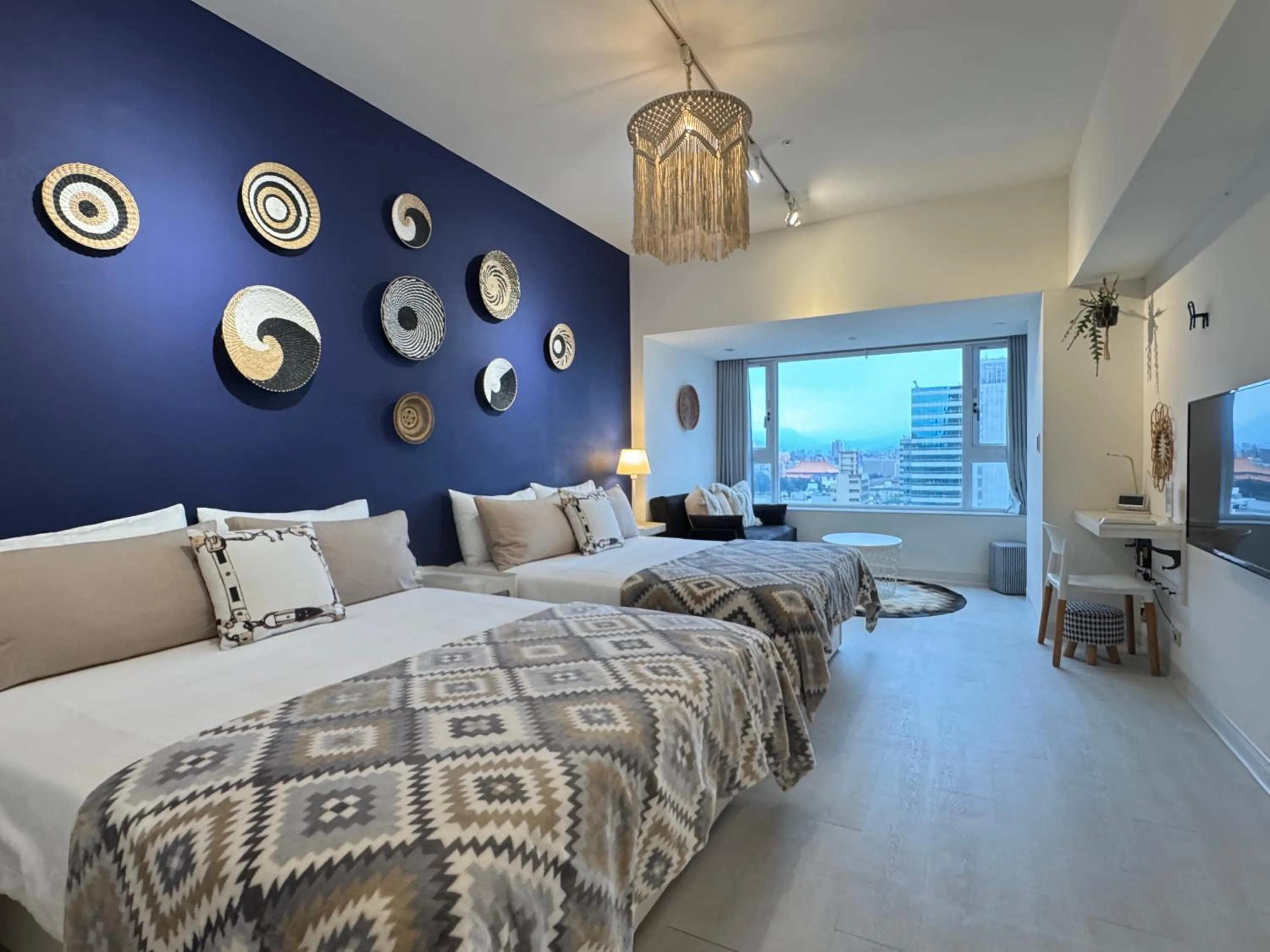 Bed in Urban Abode Apartment 1