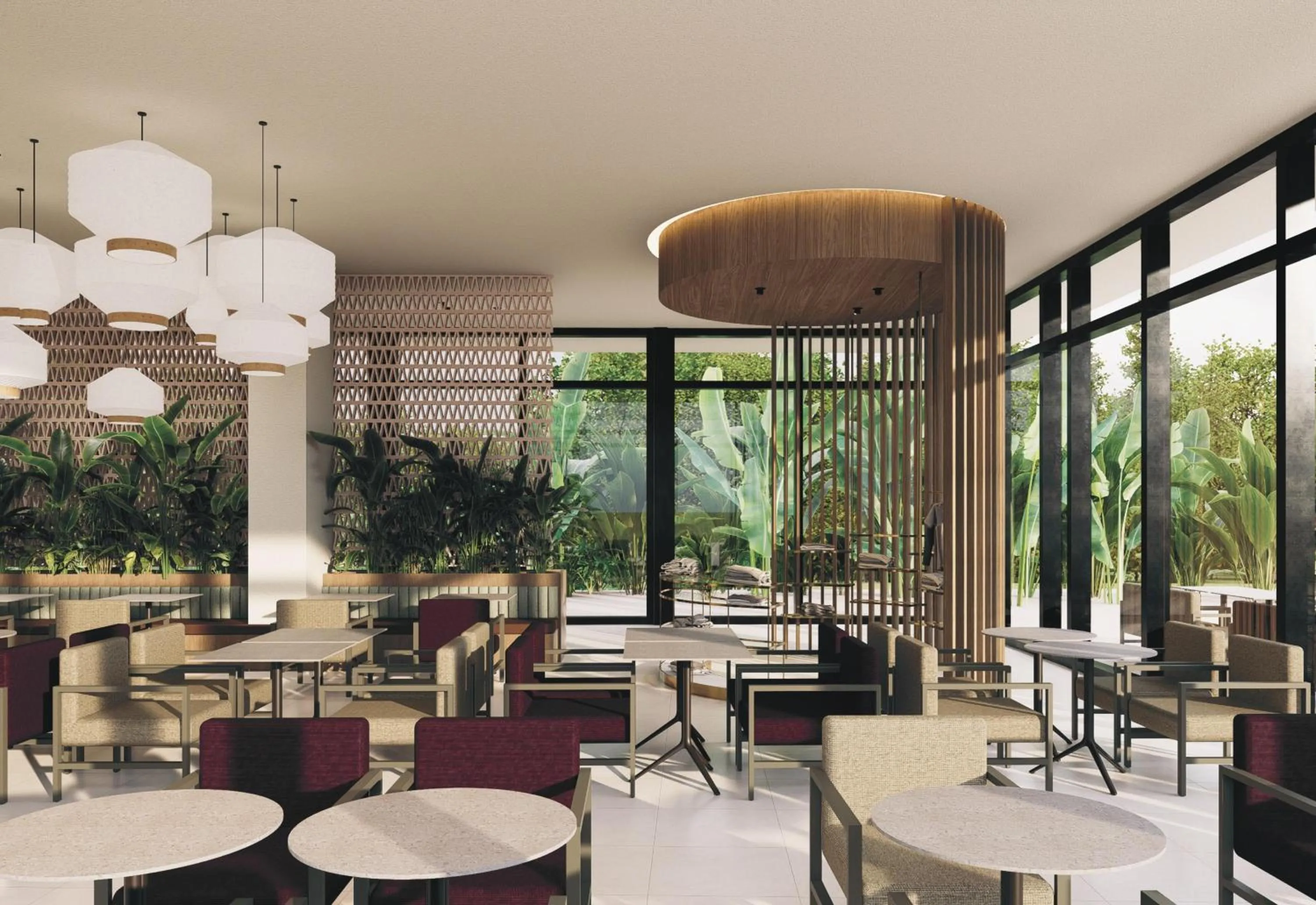 Lounge or bar in Aubamar Palma Resort