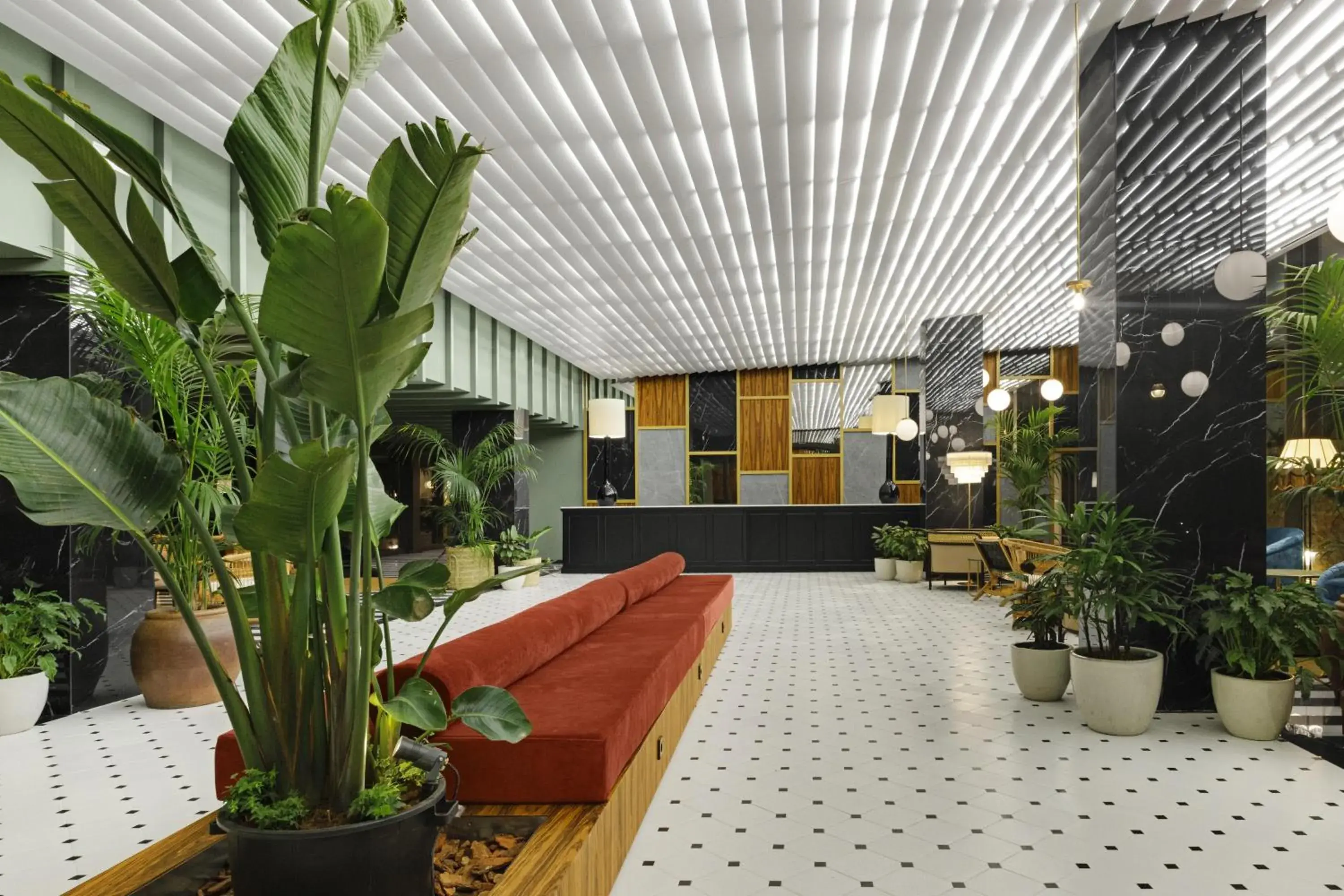 Lobby or reception in Hotel Aubamar Suites & Spa Lobby or reception in Hotel Aubamar Suites & Spa