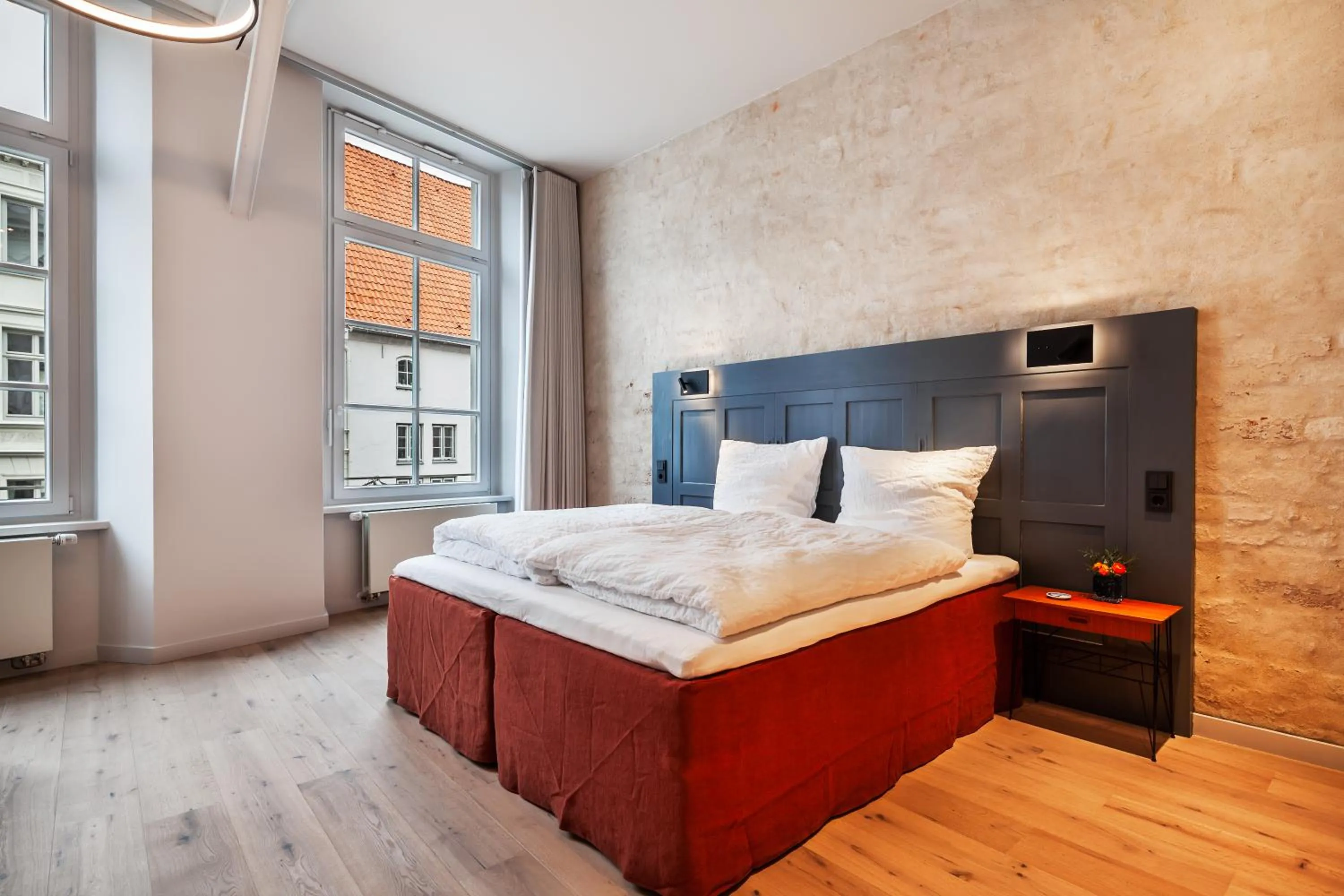 View (from property/room), Bed in Hotel Die Reederin