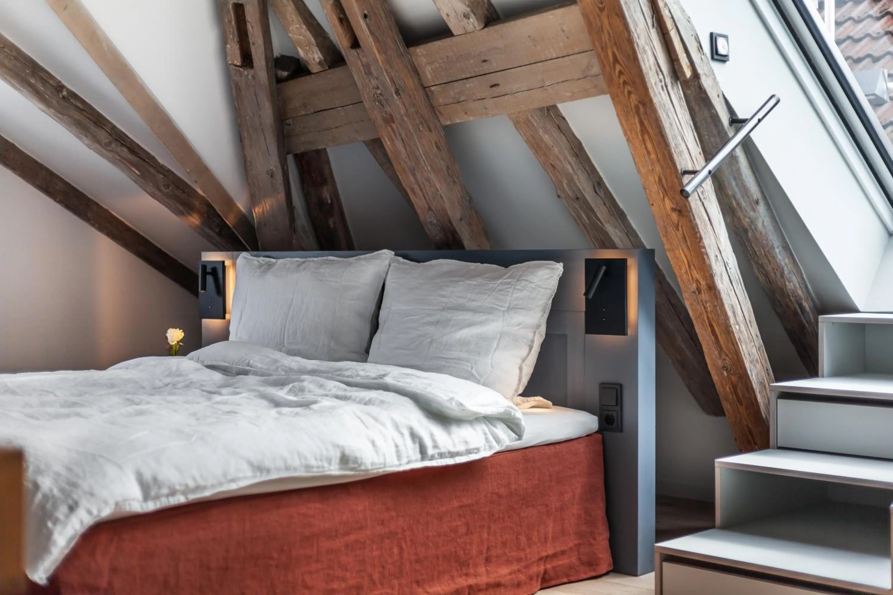 Bedroom, Bed in Hotel Die Reederin