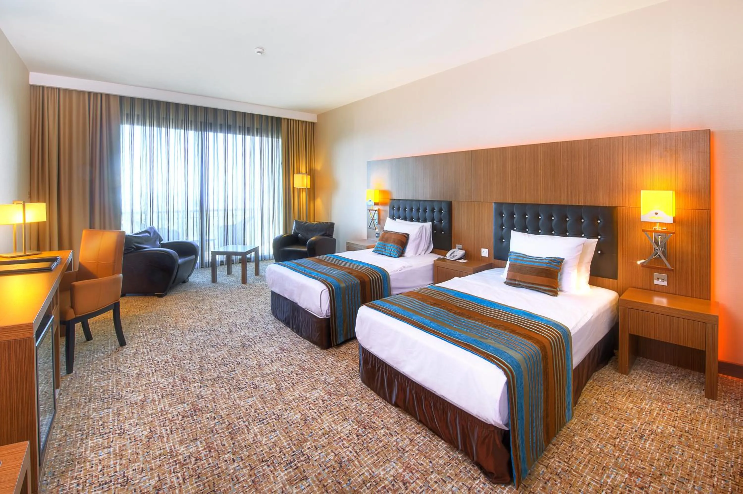 Bed in Korineum Golf & Beach Resort