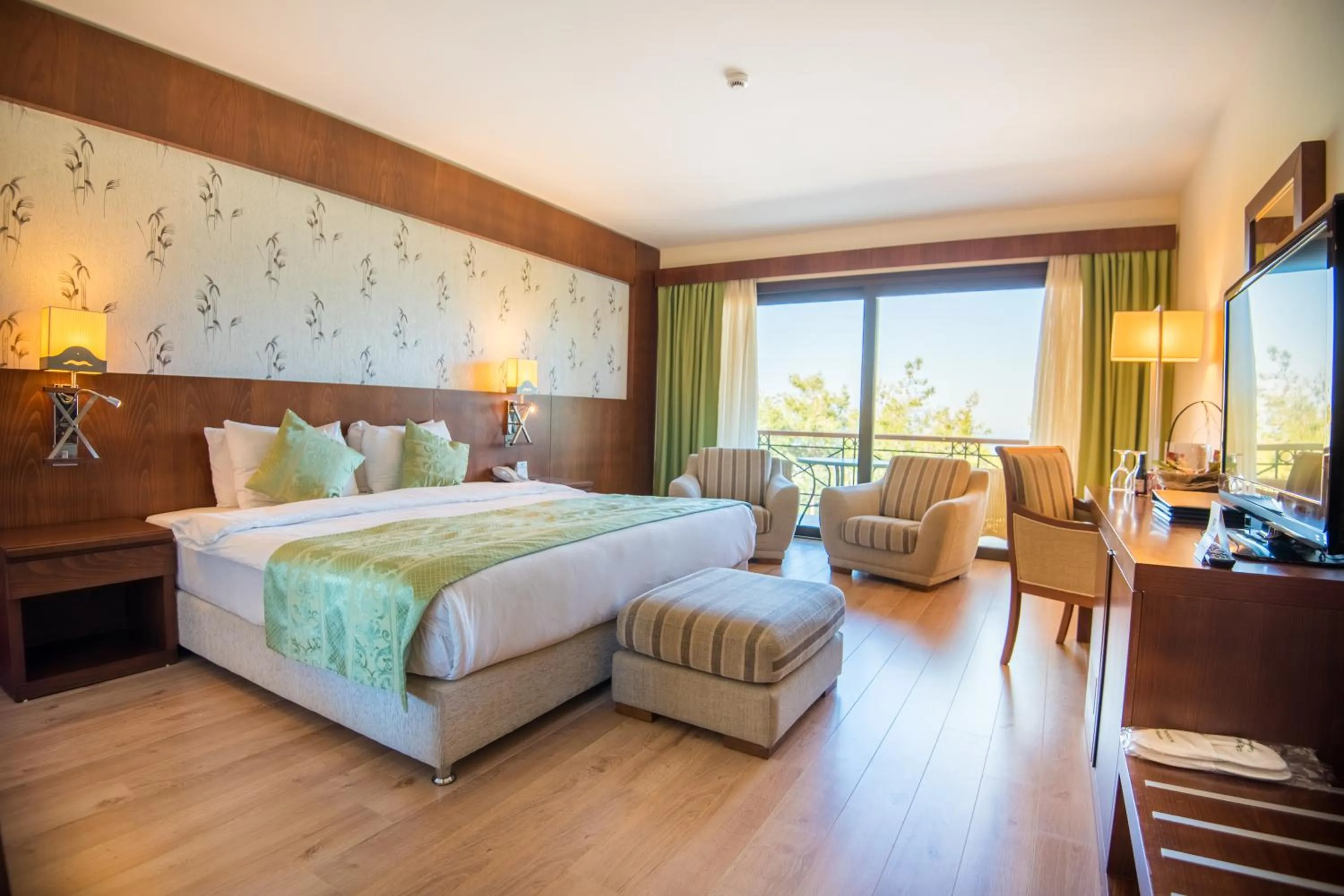 Bed in Korineum Golf & Beach Resort