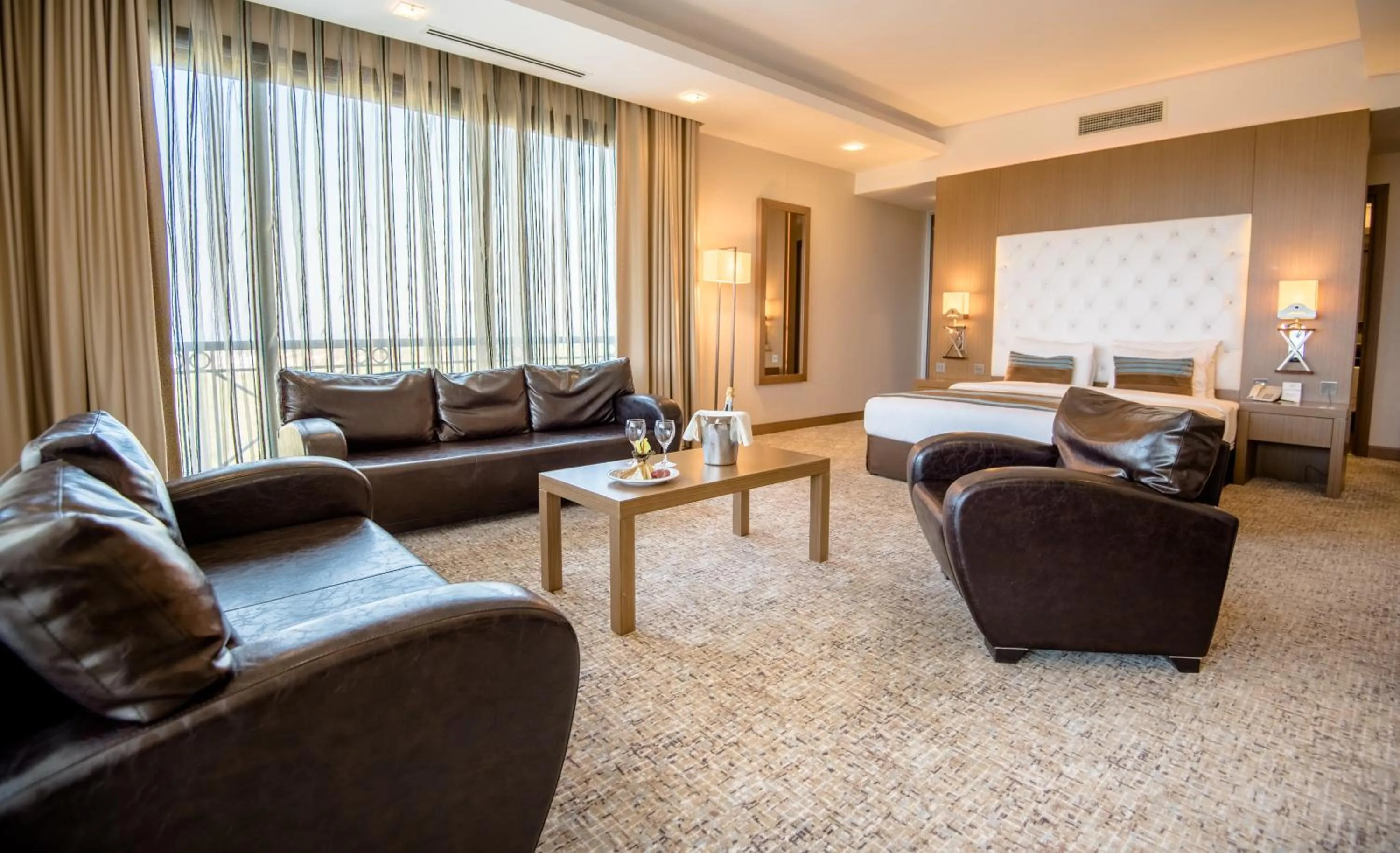 Bed in Korineum Golf & Beach Resort