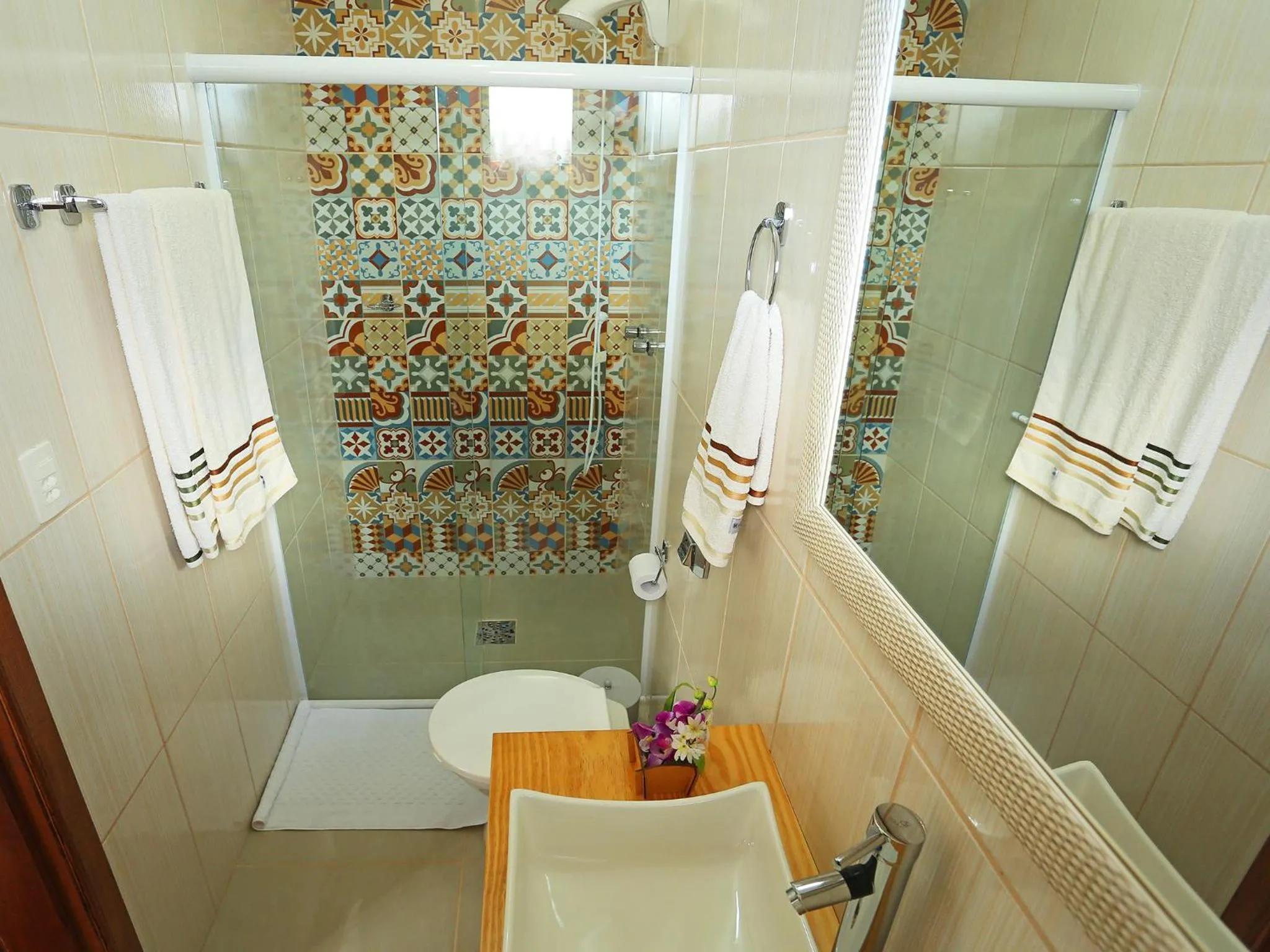 Shower in Pousada Kaluana