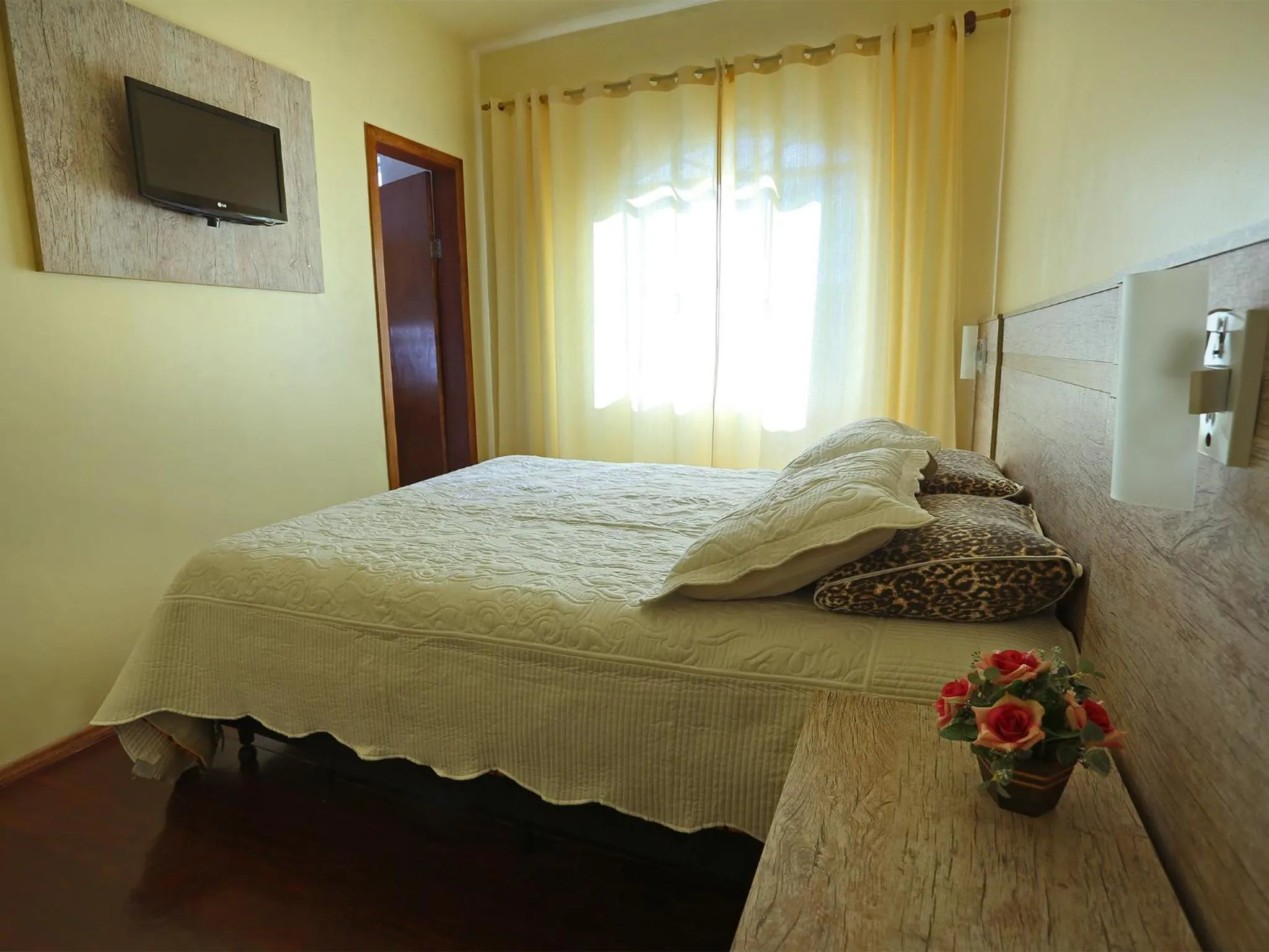 Bed in Pousada Kaluana