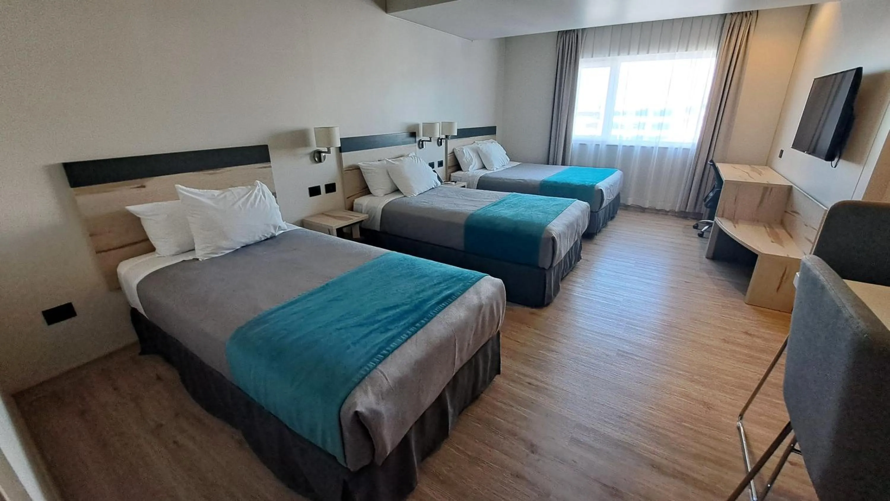 Bedroom, Bed in Hotel Diego de Almagro Temuco Express