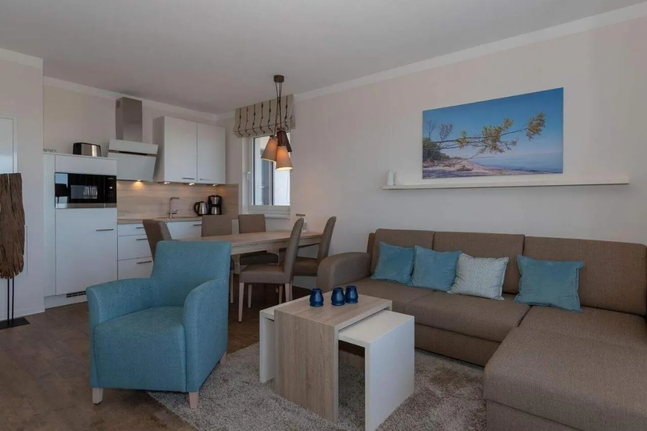 Living room in Aparthotel Waterkant Suites - Fewos am Meer mit SPA
