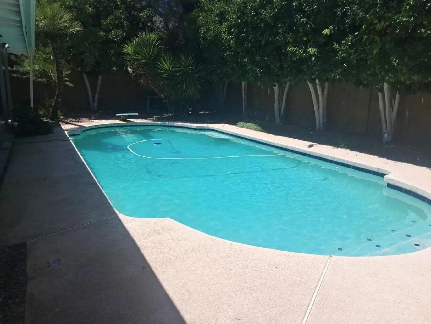 Quiet house with pool heater, patio, BBQ, citrus