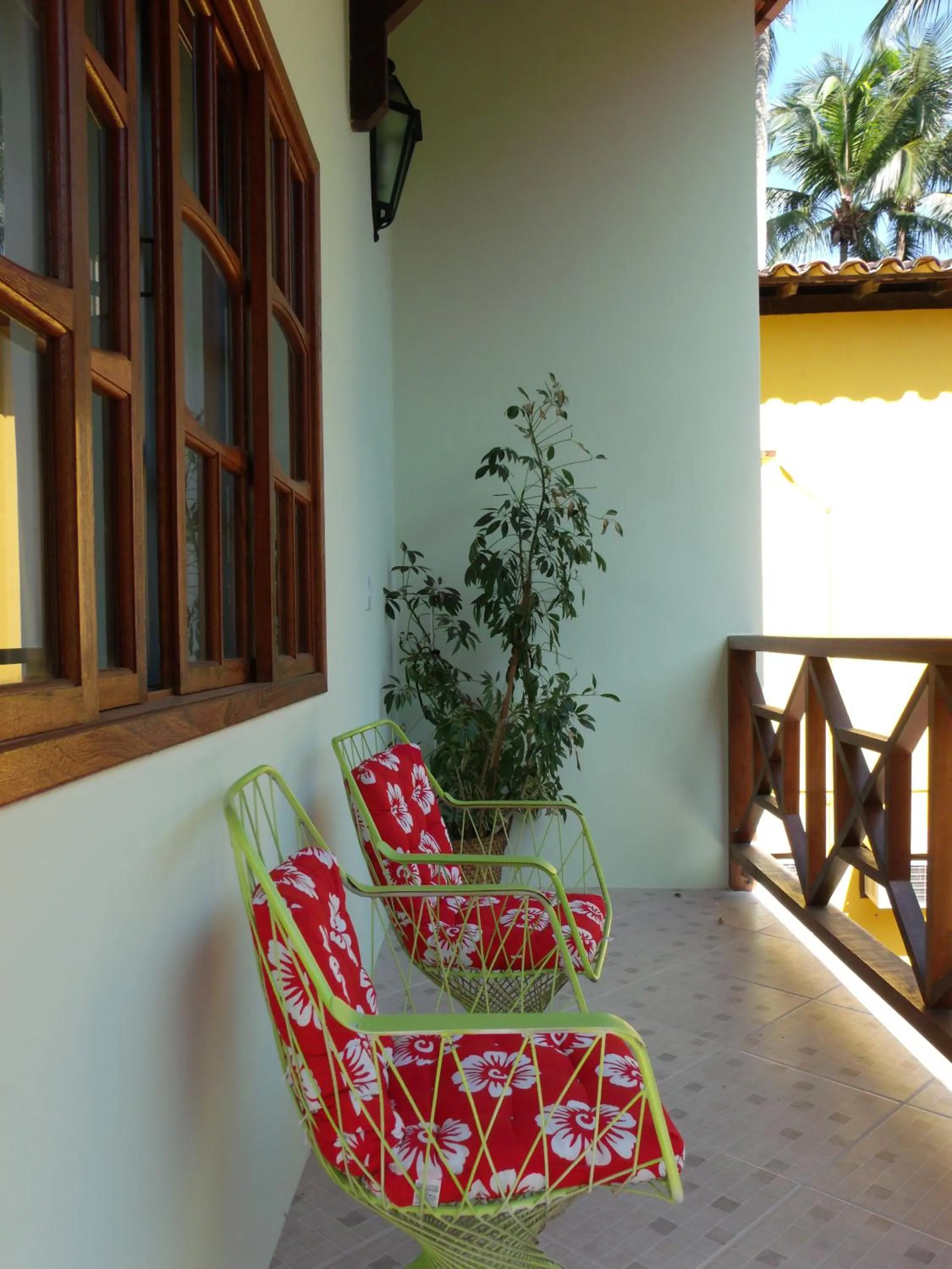 Balcony/Terrace in Pousada Horizonte dos Borbas