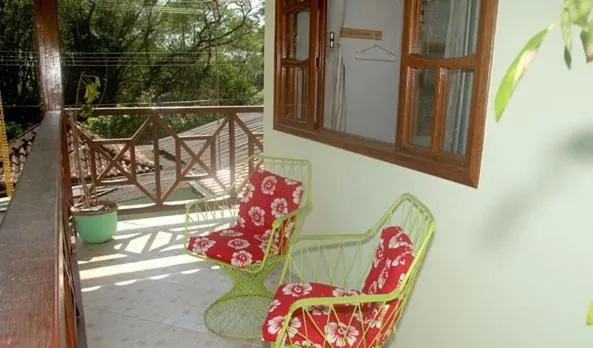Balcony/Terrace in Pousada Horizonte dos Borbas