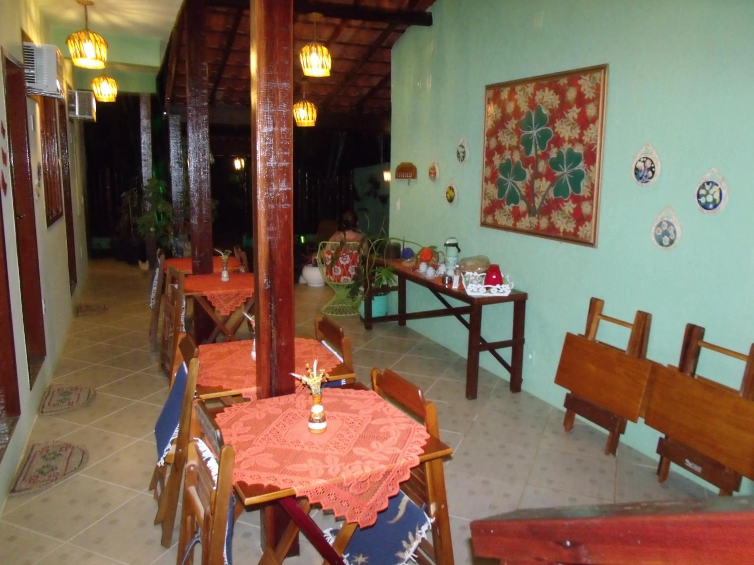 Dining area in Pousada Horizonte dos Borbas