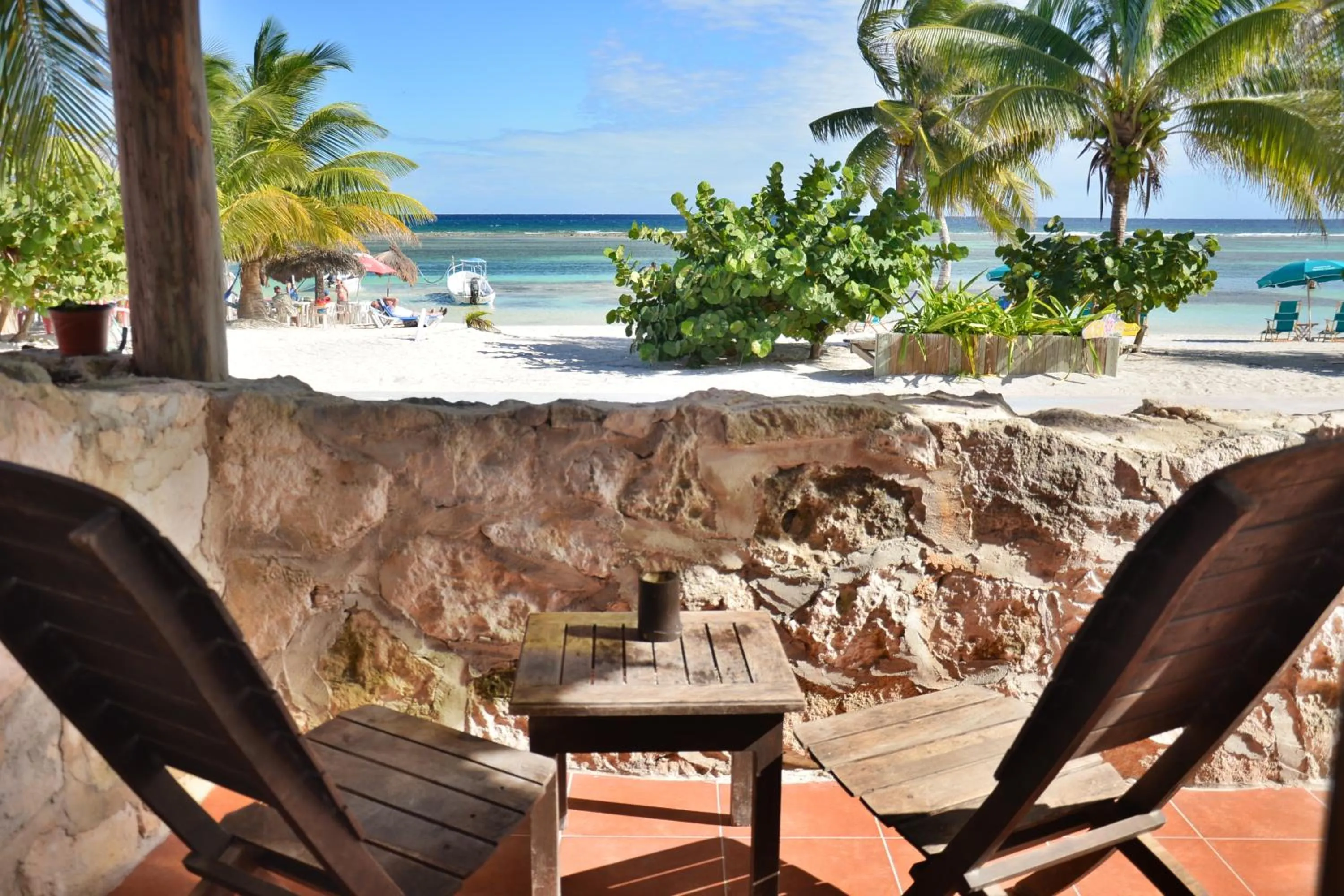 Patio in Nacional Beach Club & Bungalows