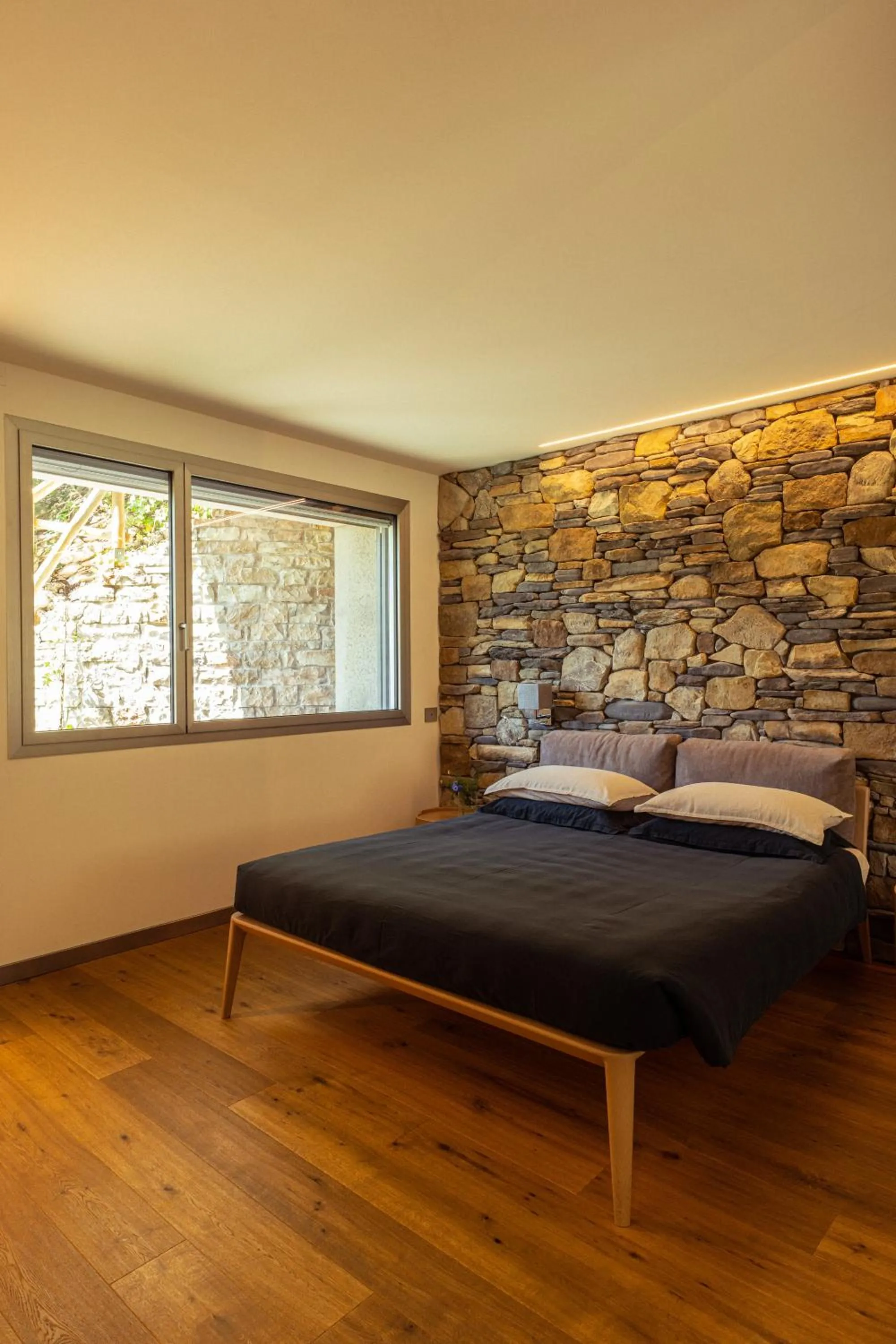 Bed in La Forestale Luxury Ecolodge B&B Primo Piano