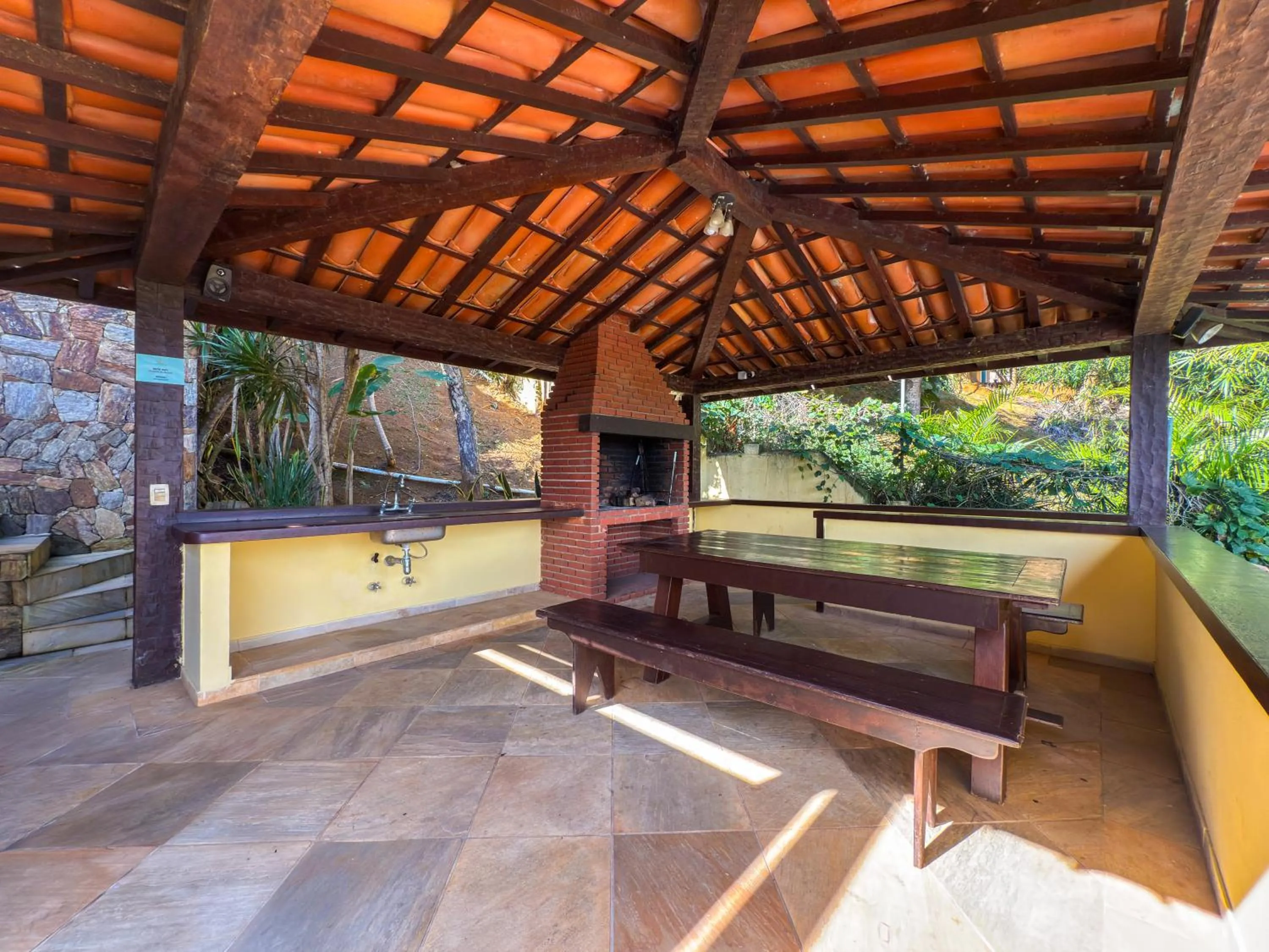 BBQ facilities in Pousada Encanto de Búzios