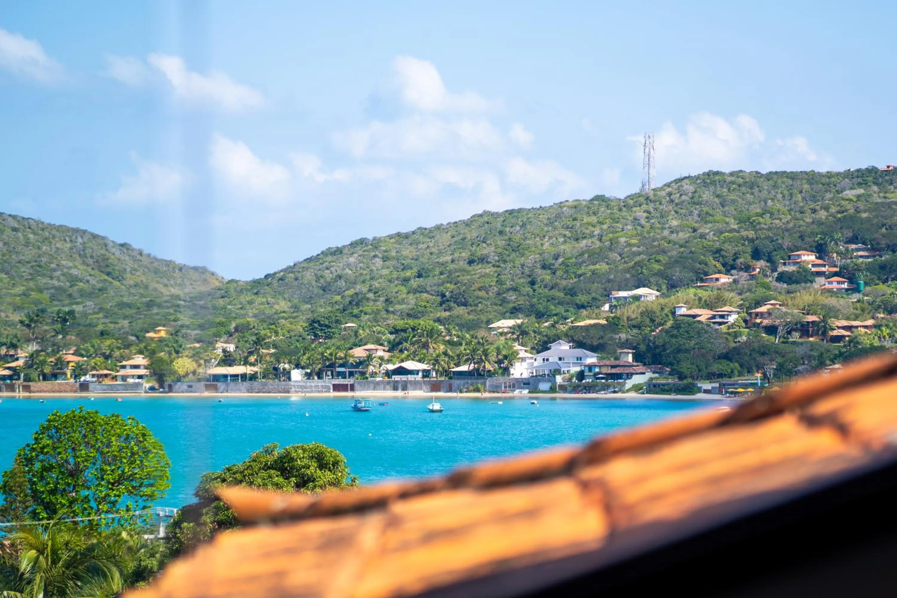 Sea view in Pousada Encanto de Búzios