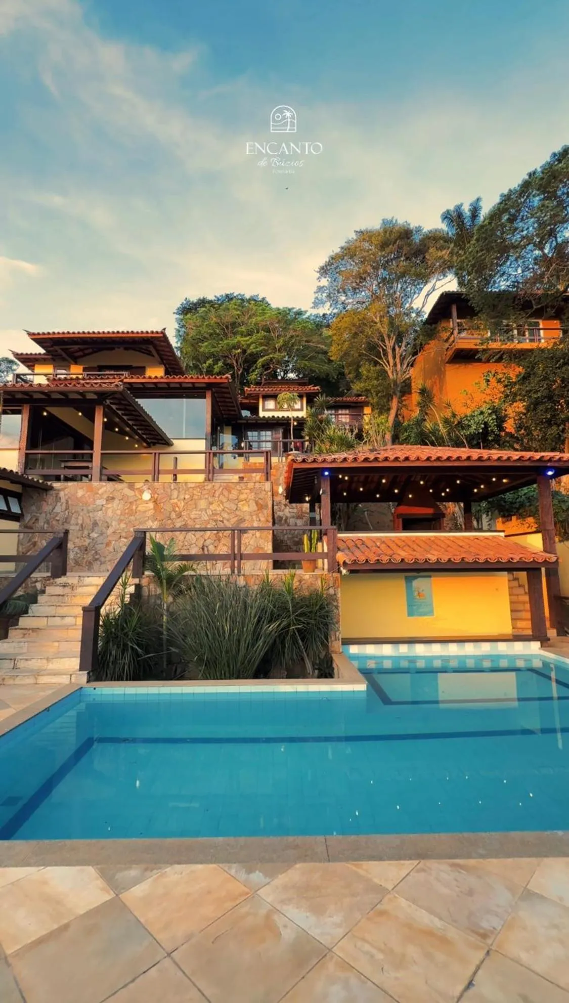 Swimming pool in Pousada Encanto de Búzios