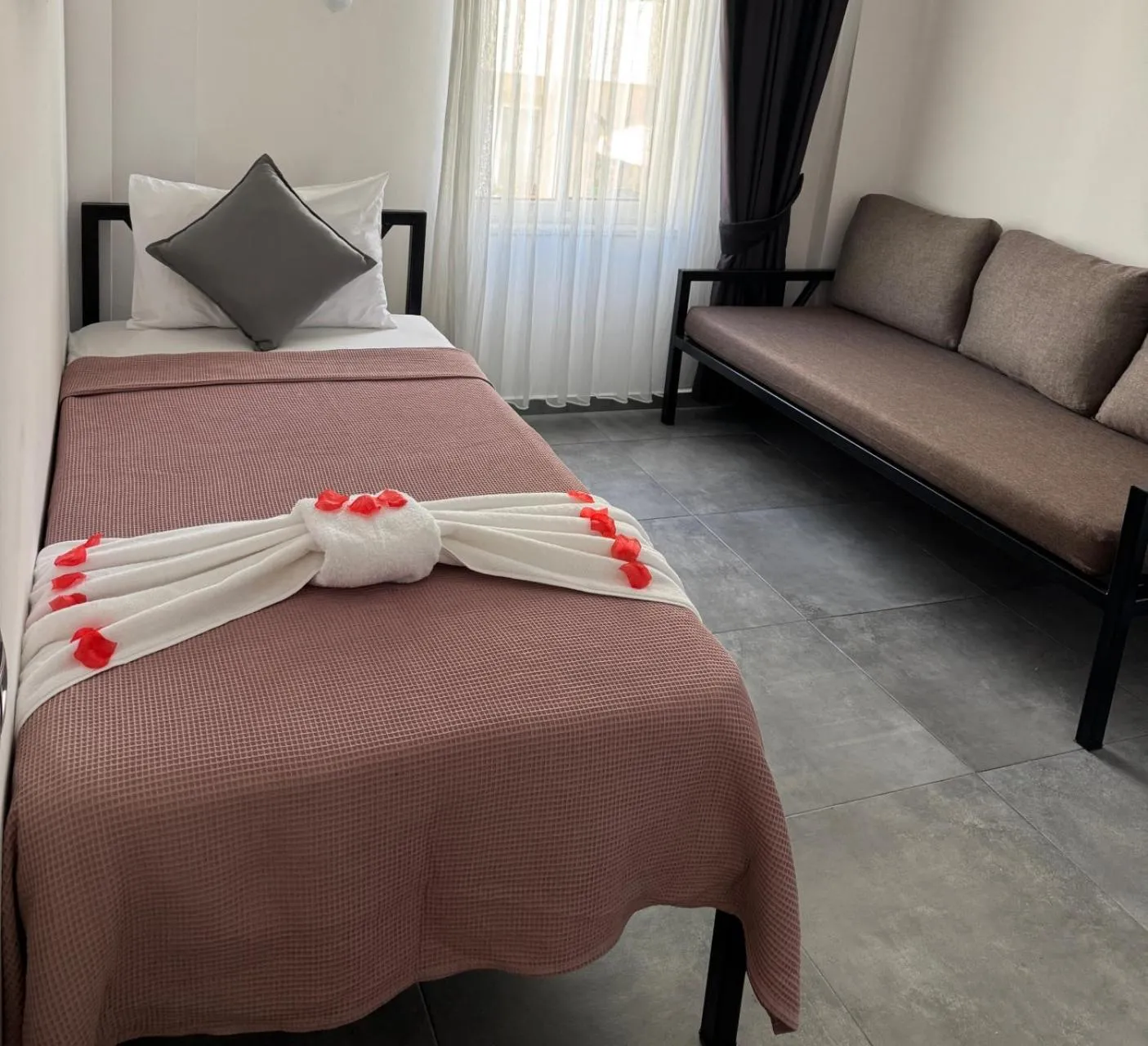 Bed in The Pera Hotel Marmaris