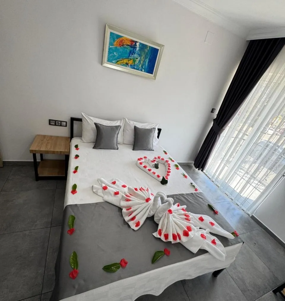 Bed in The Pera Hotel Marmaris