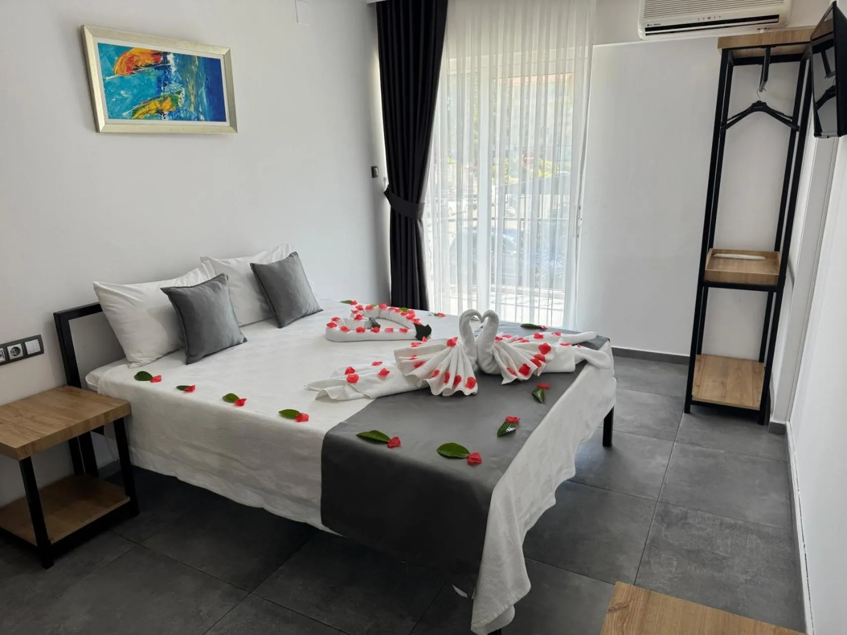 Bed in The Pera Hotel Marmaris