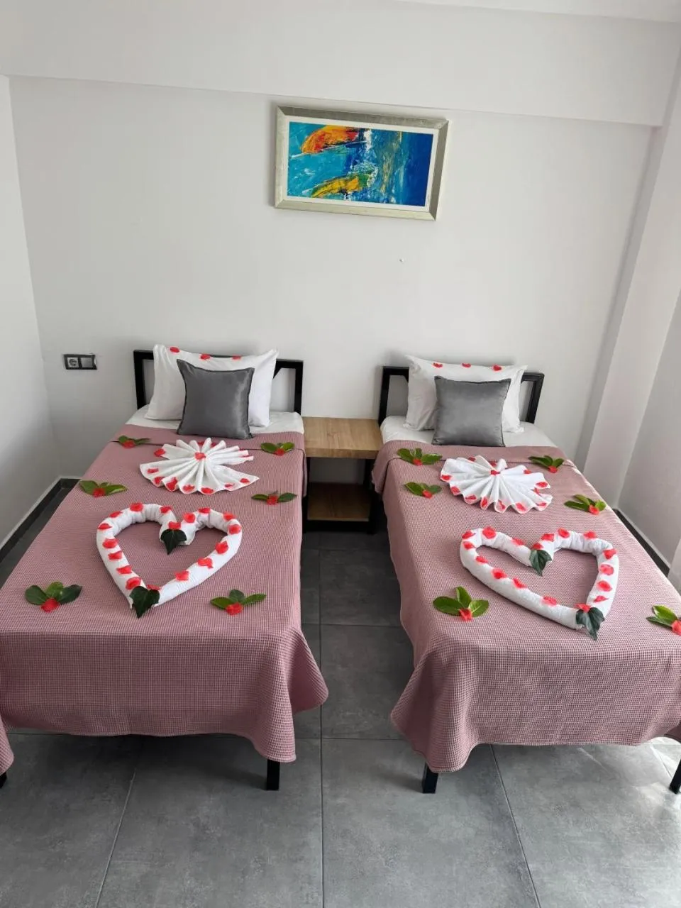 Bed in The Pera Hotel Marmaris