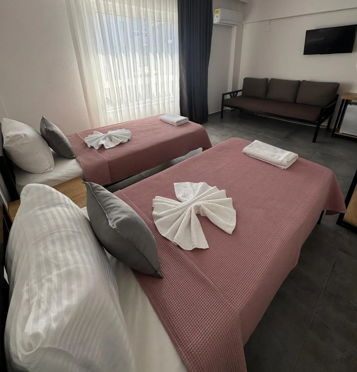 Bed in The Pera Hotel Marmaris