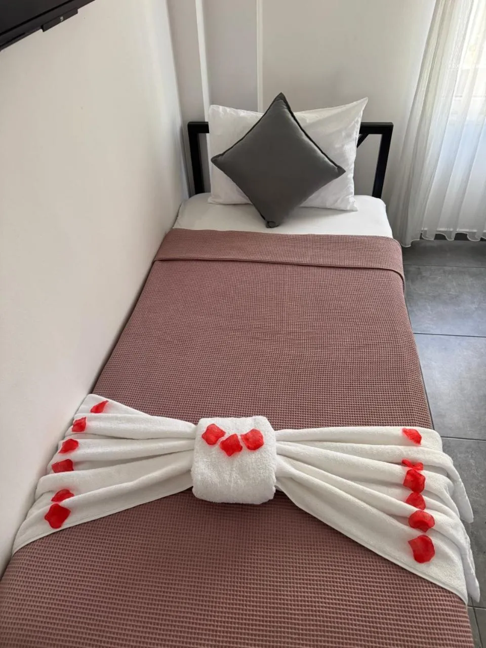 Bed in The Pera Hotel Marmaris