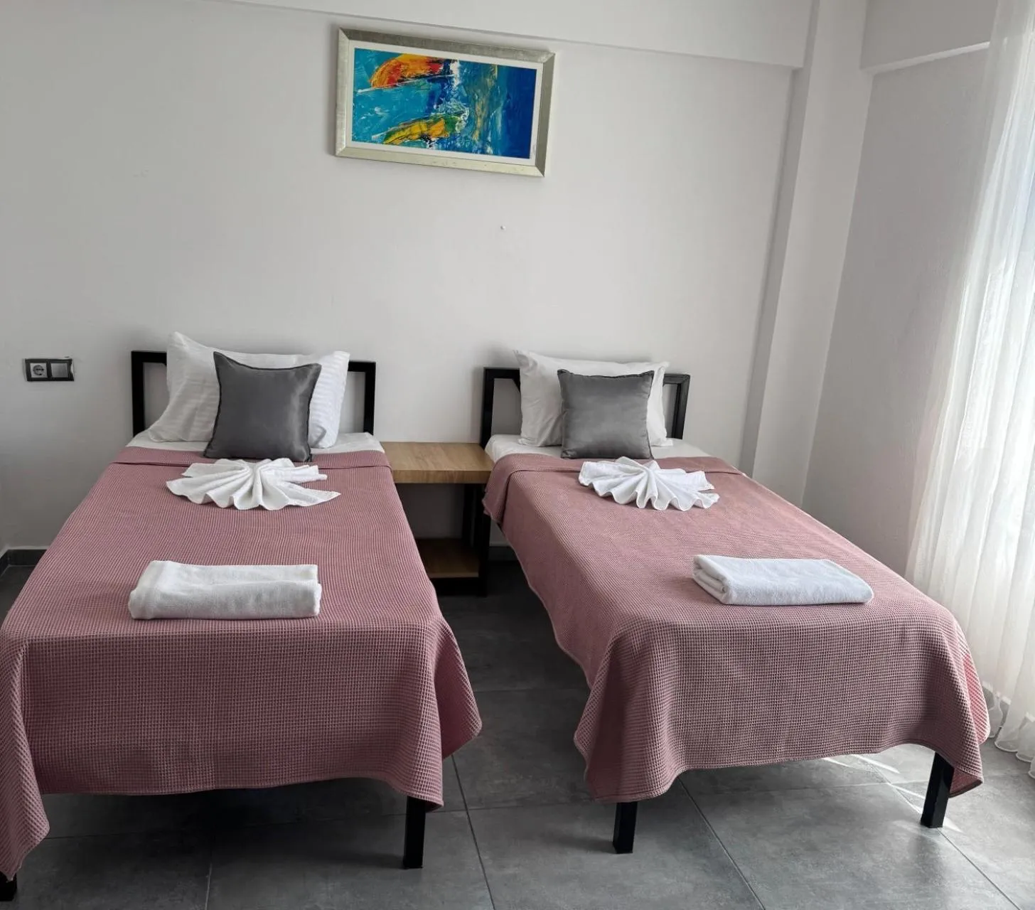 Bed in The Pera Hotel Marmaris