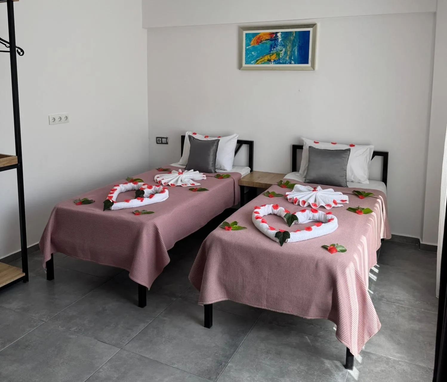 Bed in The Pera Hotel Marmaris