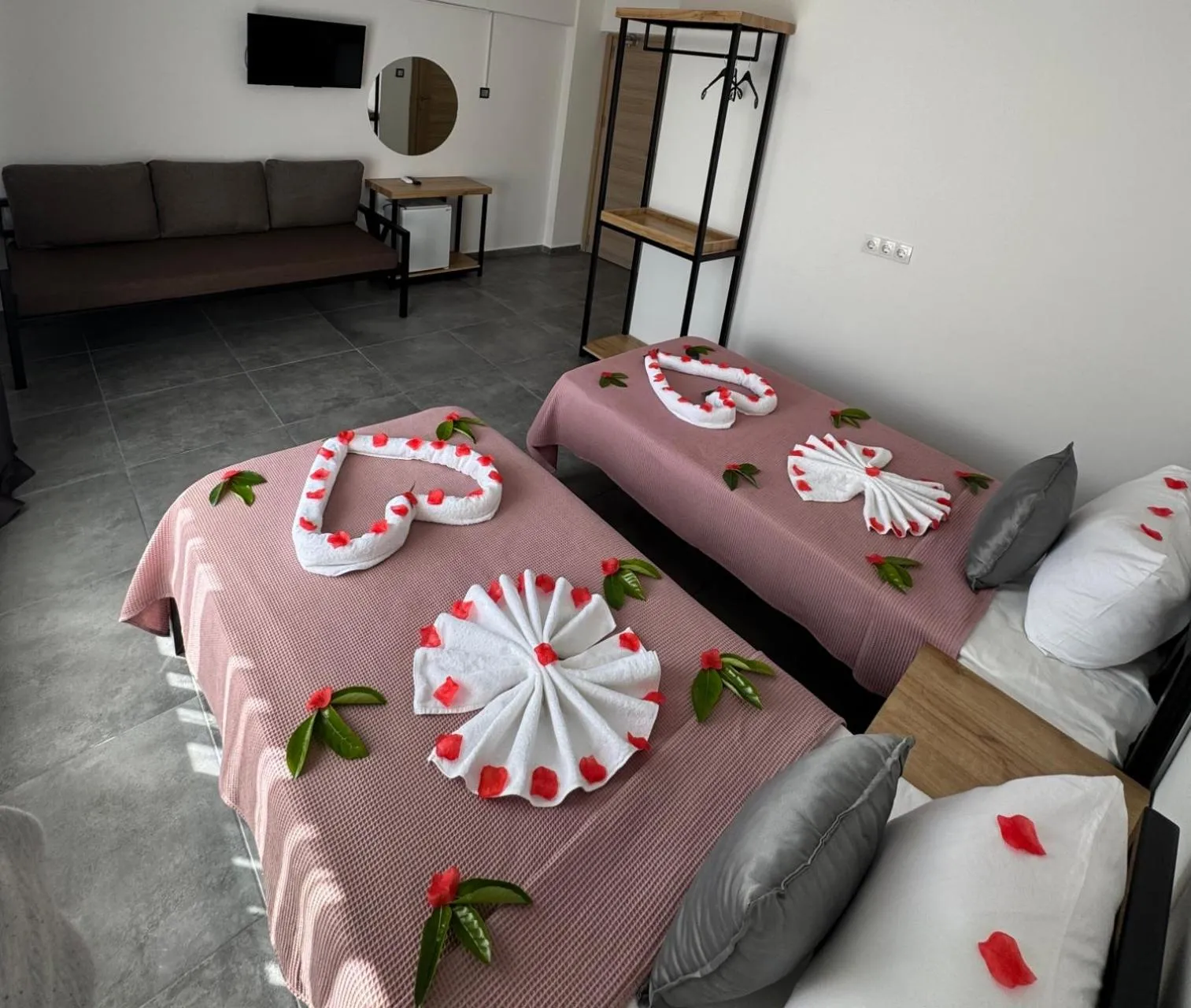 Bed in The Pera Hotel Marmaris