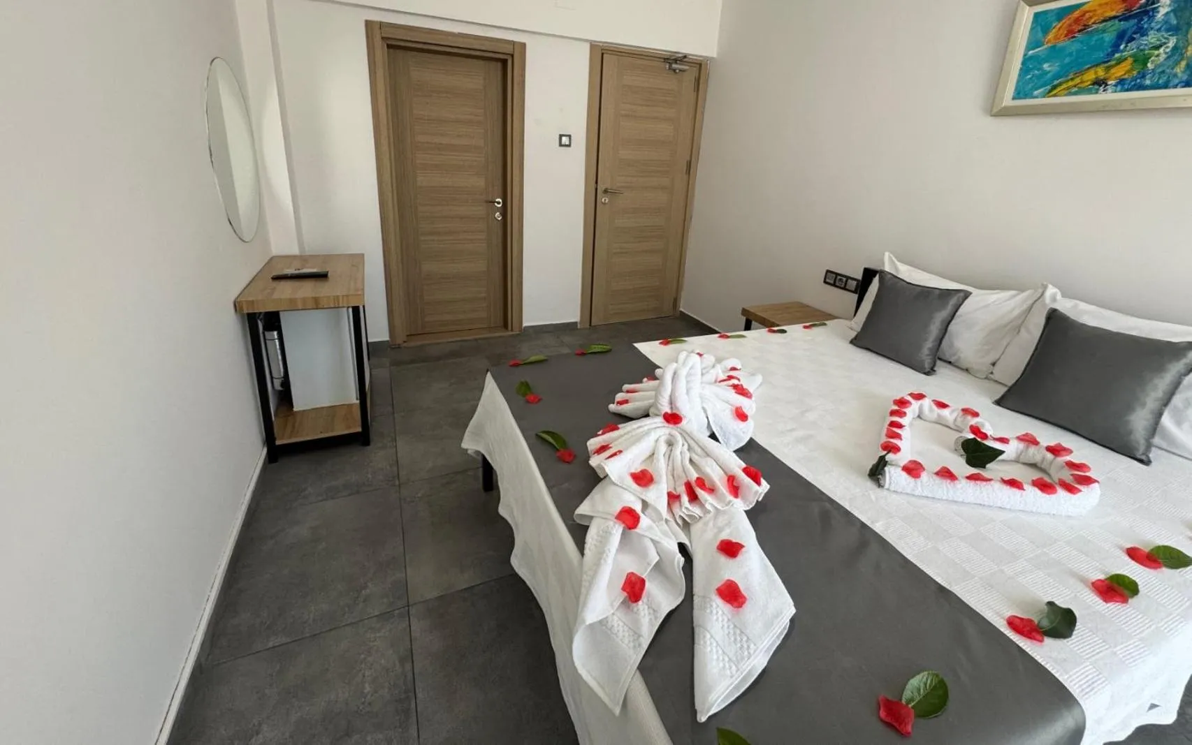 Bed in The Pera Hotel Marmaris