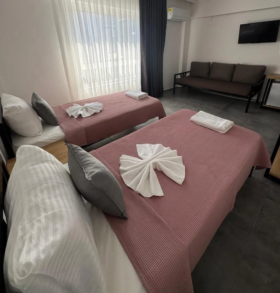 Bed in The Pera Hotel Marmaris