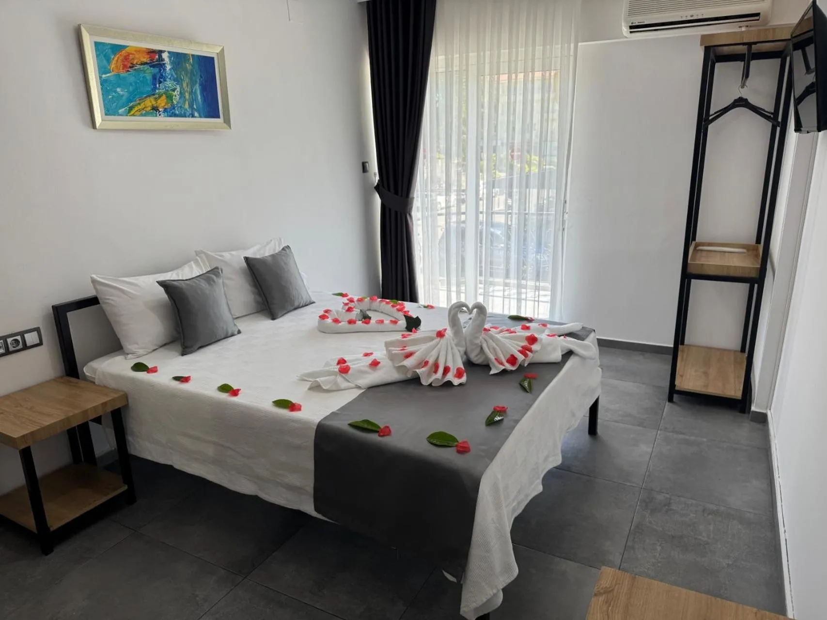 Bed in The Pera Hotel Marmaris