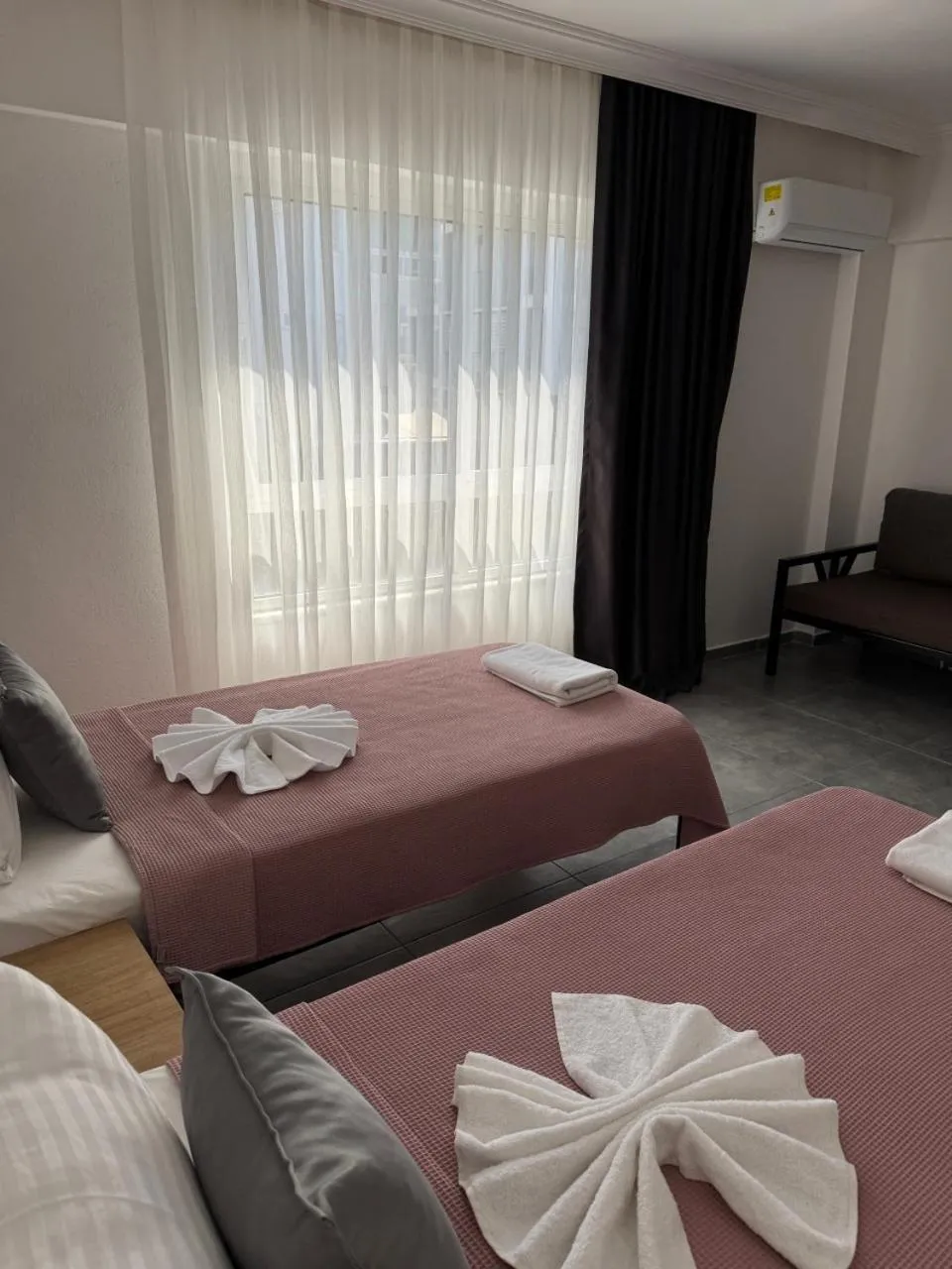 Bed in The Pera Hotel Marmaris