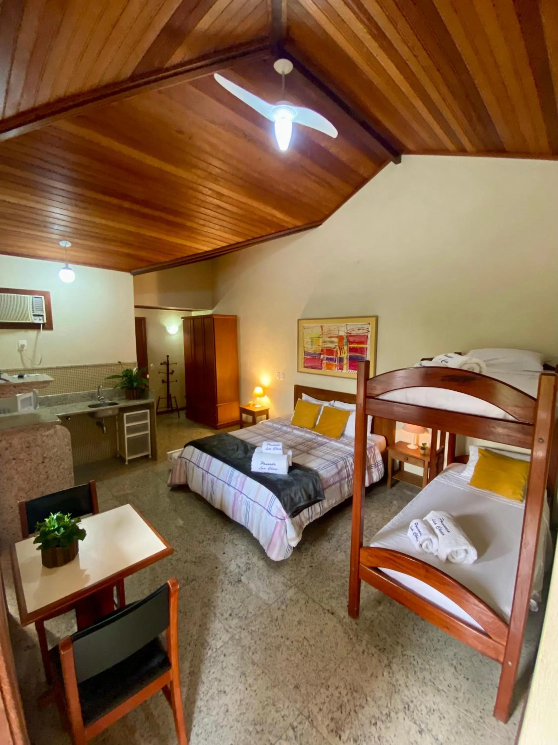 Bed in Pousada Lua Cheia