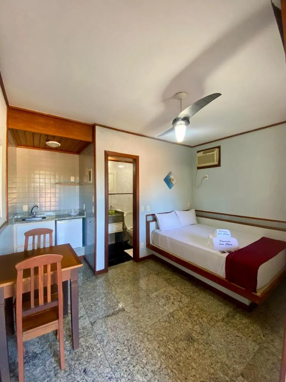 Bed in Pousada Lua Cheia