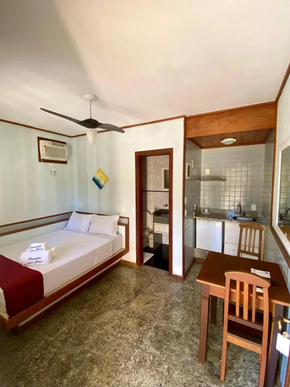 Bed in Pousada Lua Cheia