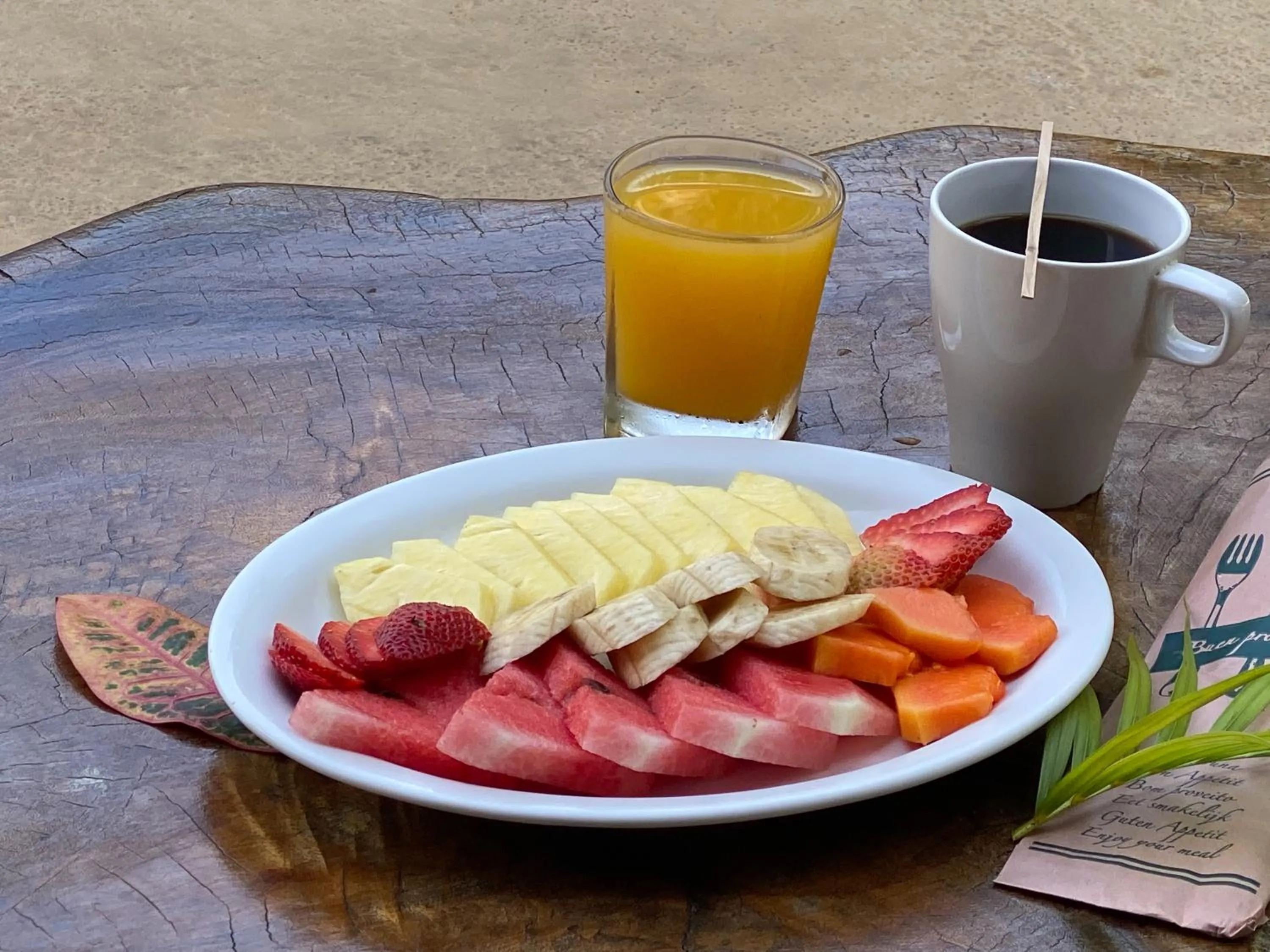 Breakfast in The Palms At Coco Beach