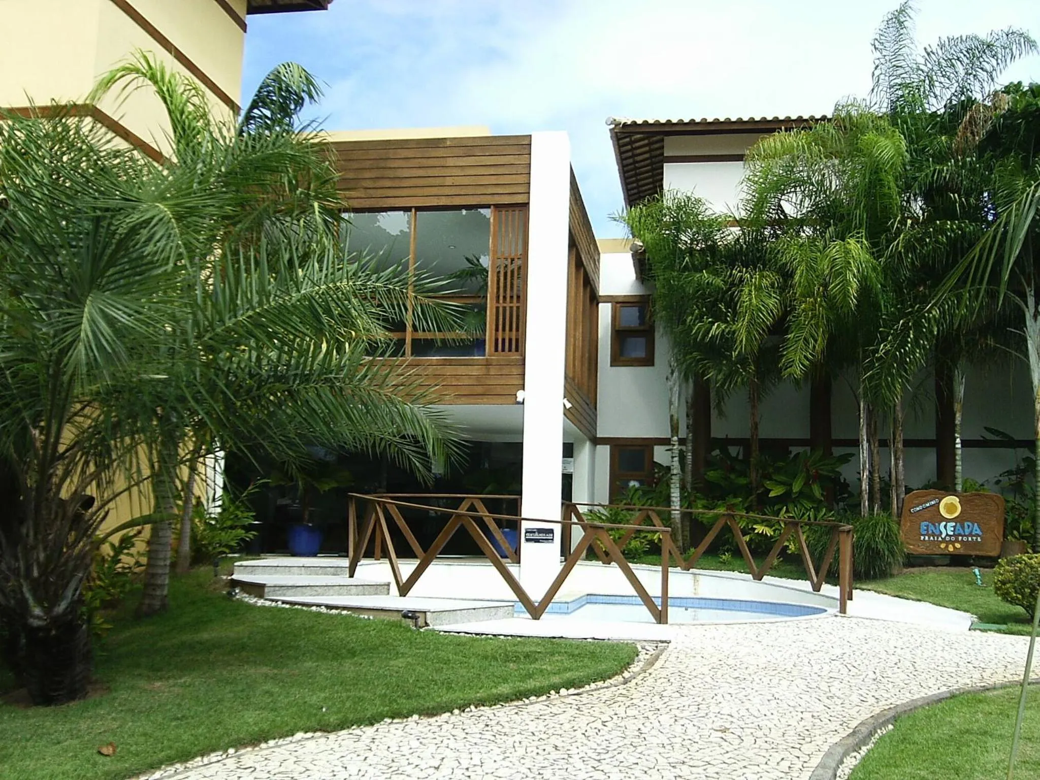 Property building in Apartamento Enseada Praia do Forte